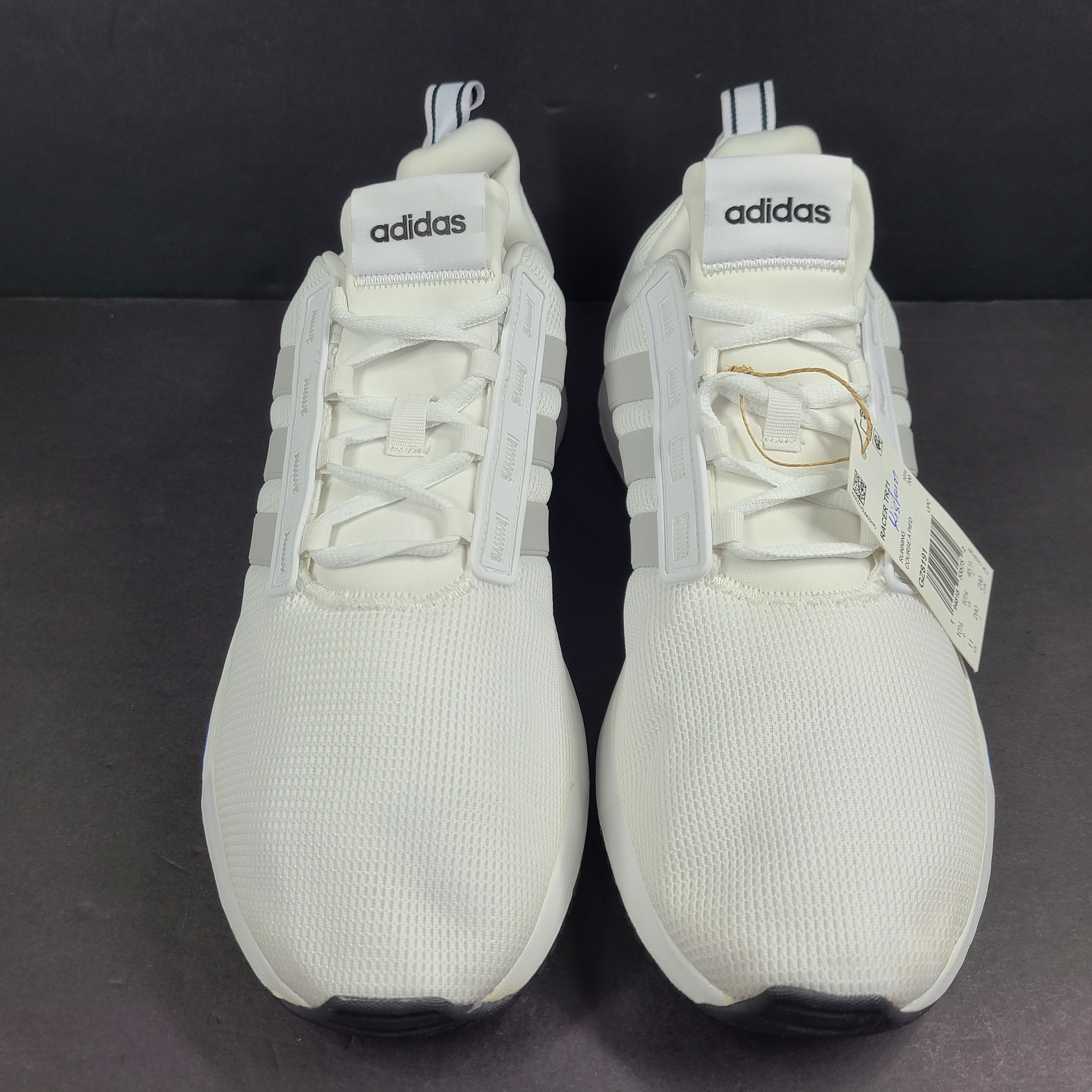 Comfortable white men’s shoes by Adidas