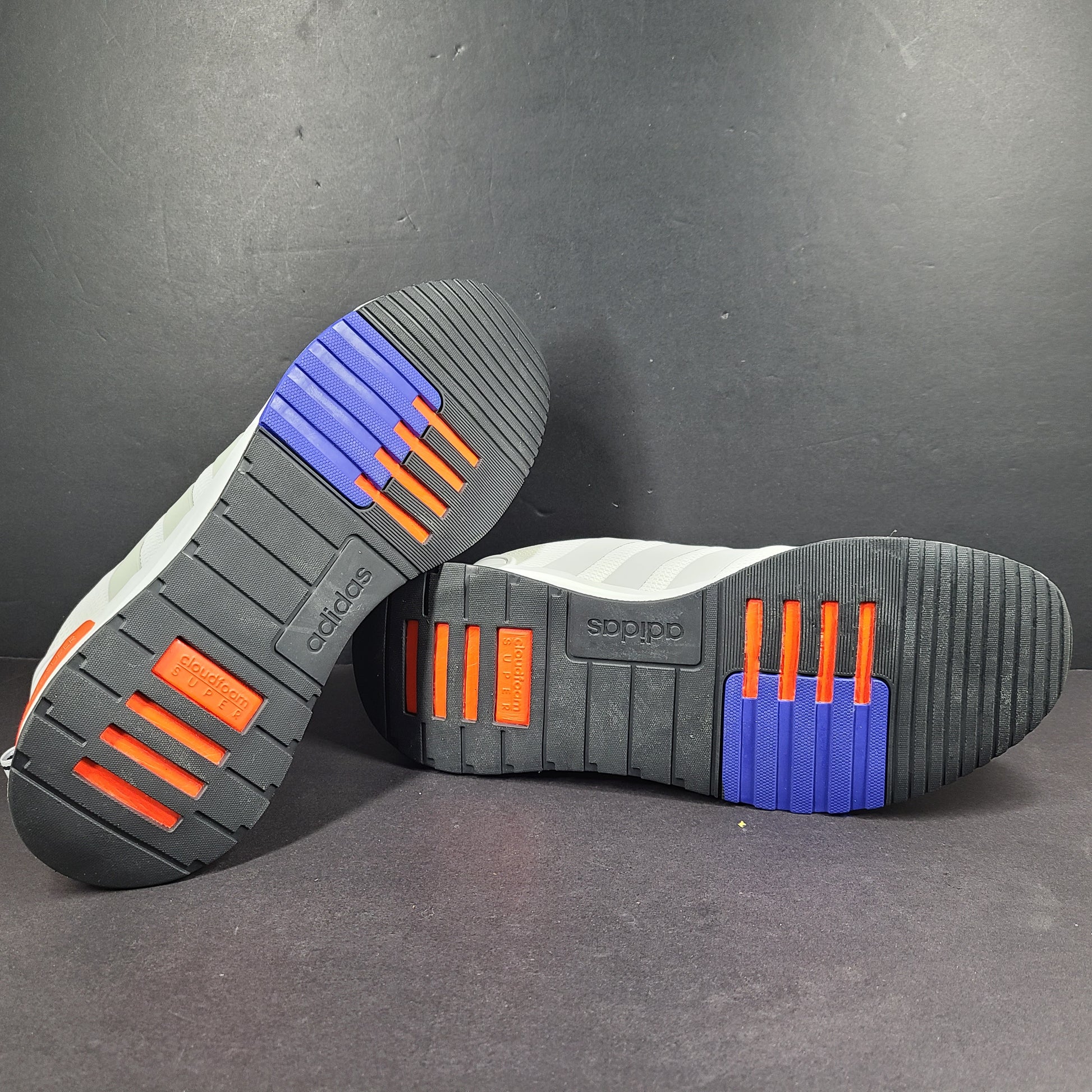 Comfortable white men’s shoes by Adidas