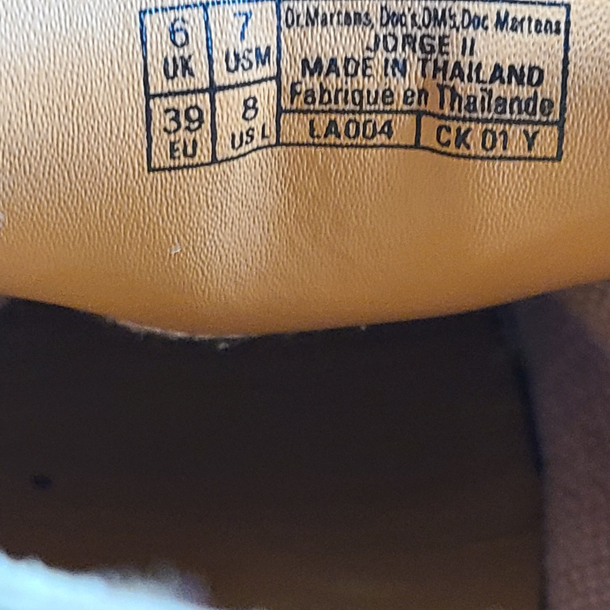 Beige Dr. Martens Jorge II sandals in UK 6 feature a durable sole and adjustable straps for everyday comfort.