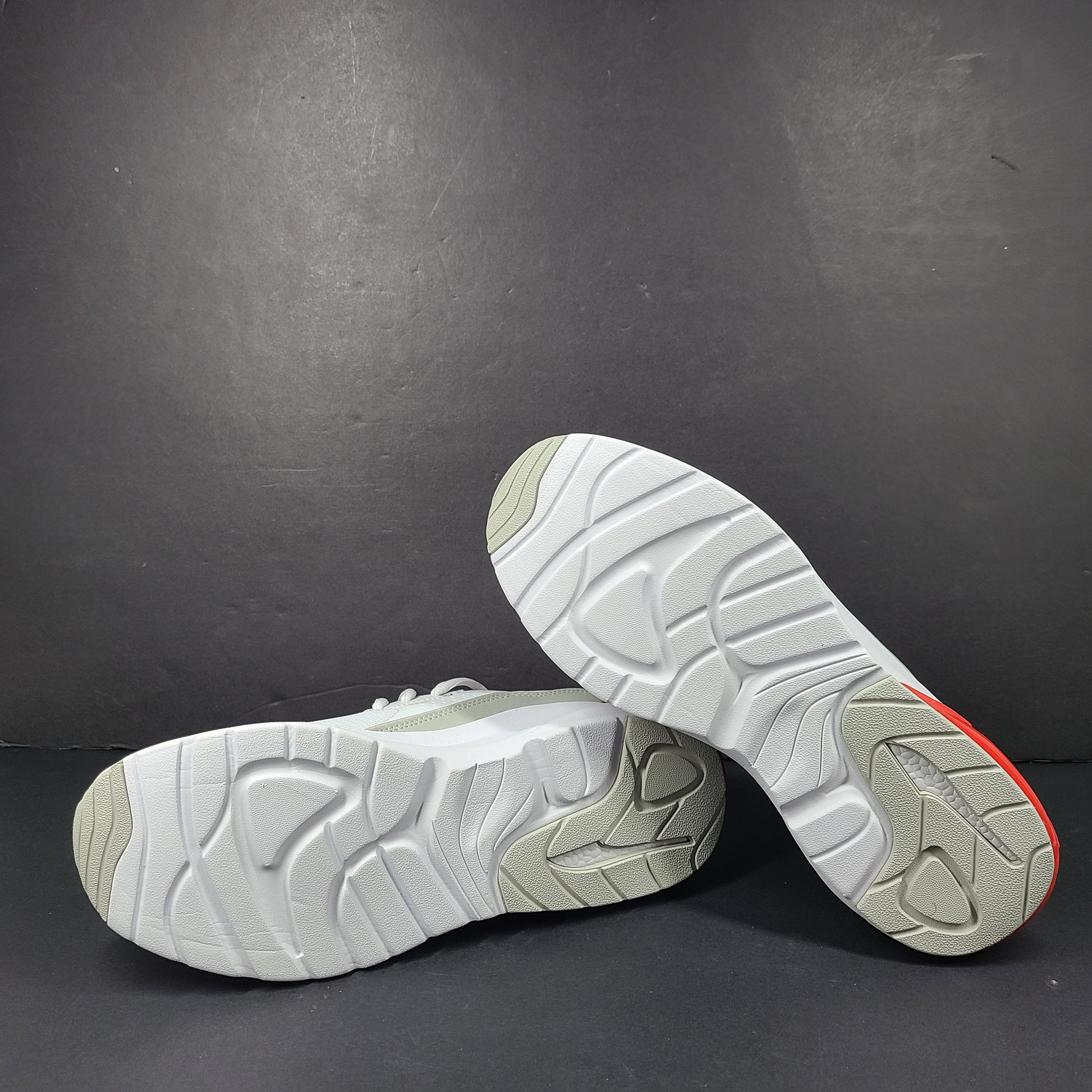 Red and white Puma Ferrari sneakers with soft foam comfort