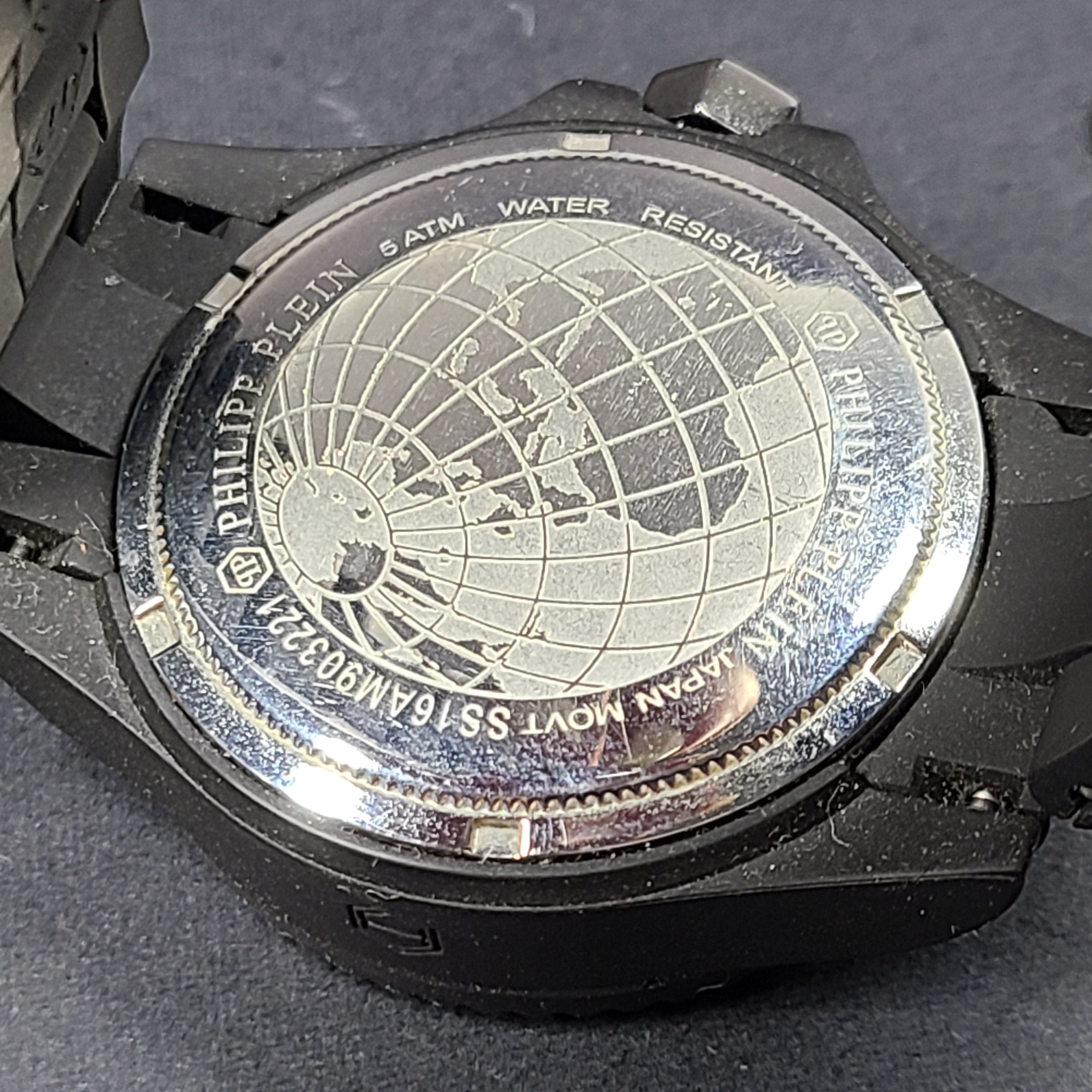 Philipp Plein Destroyer II black limited edition watch with bold, modern styling and reliable movement.