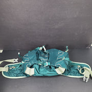 Blue Osprey Tempest backpack with ergonomic carry and a streamlined profile for daily and outdoor use.