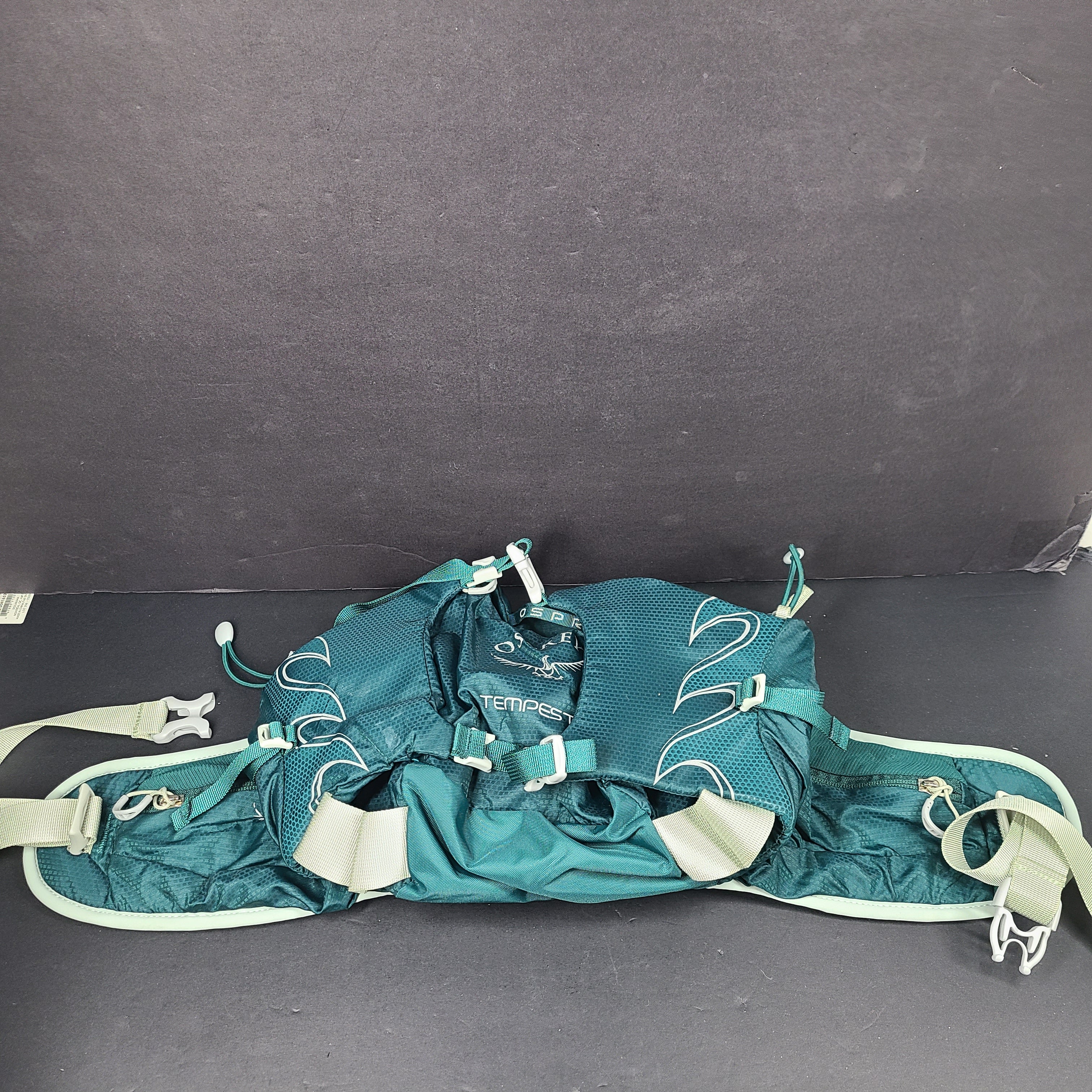Blue Osprey Tempest backpack with ergonomic carry and a streamlined profile for daily and outdoor use.