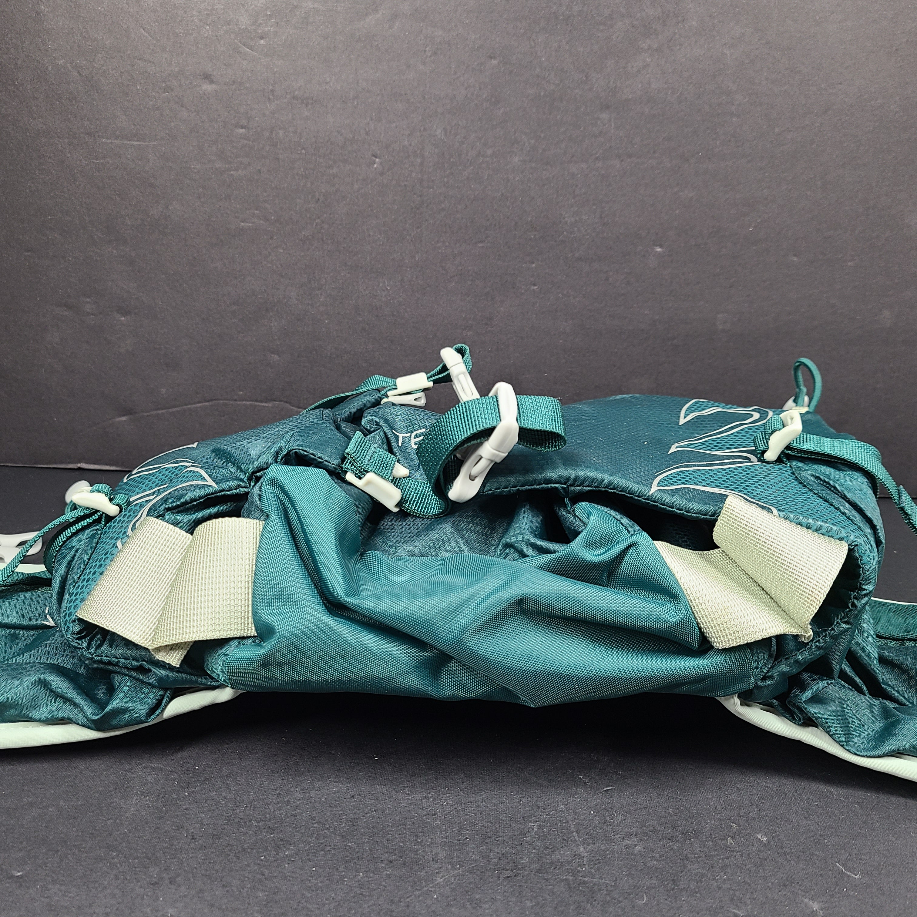 Blue Osprey Tempest backpack with ergonomic carry and a streamlined profile for daily and outdoor use.