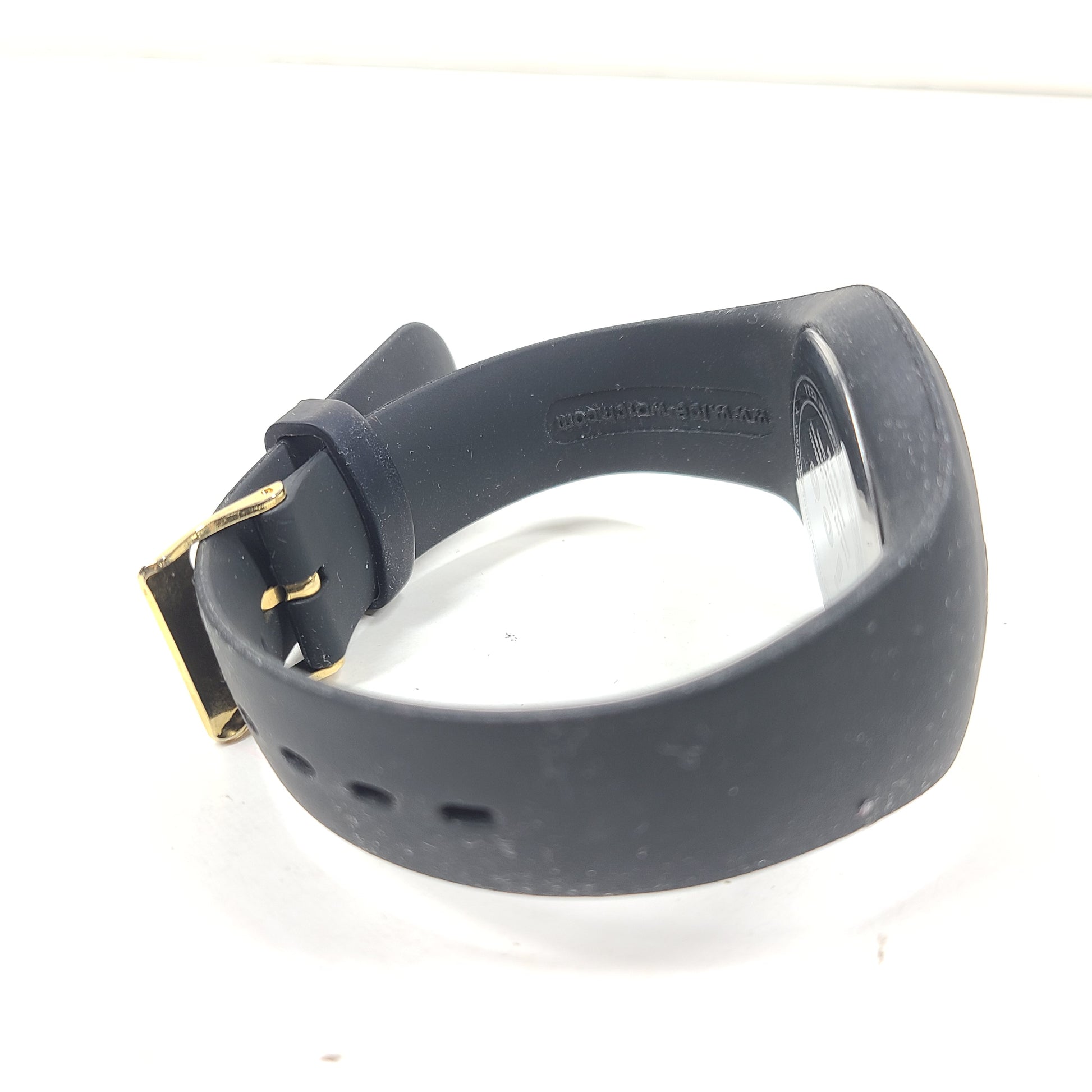 Black and gold Ice-Watch Ice Generation with stainless steel caseback, 10 ATM water resistance and Japanese movement.