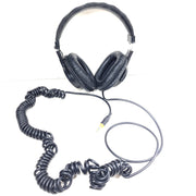 Sony MDR-7506 studio monitor headphones in black deliver balanced, accurate sound for mixing and monitoring sessions.
