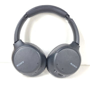 Over-ear Sony WH-CH710N wireless headphones in black with active noise cancellation and cushioned earcups.