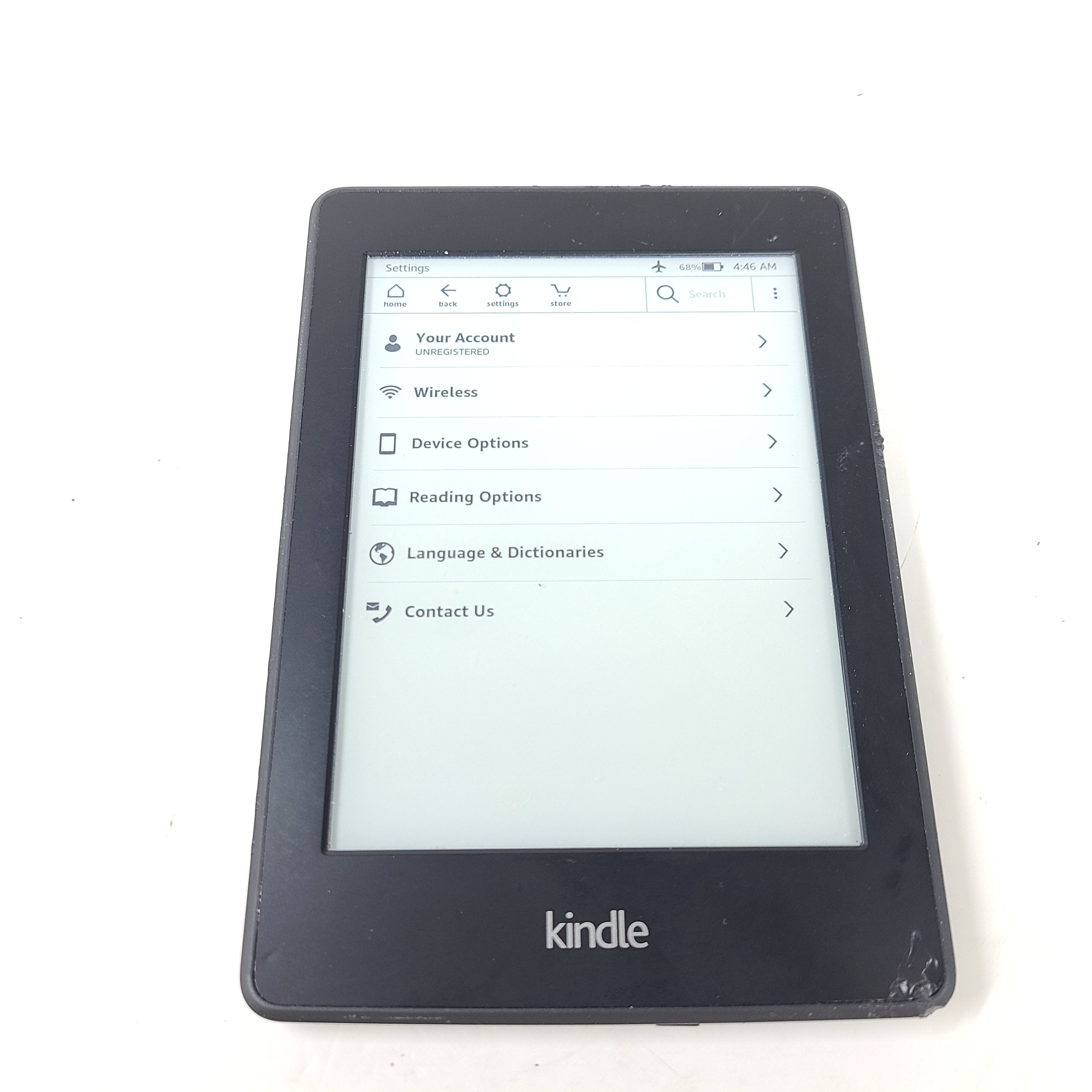 Amazon Kindle Paperwhite 6th Generation 2GB, Wi-Fi, 6in (212 PPI) - CORNER!!!