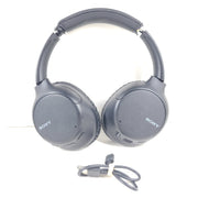 Sony WH-CH710N over-ear wireless noise-cancelling headphones in black for all-day listening.