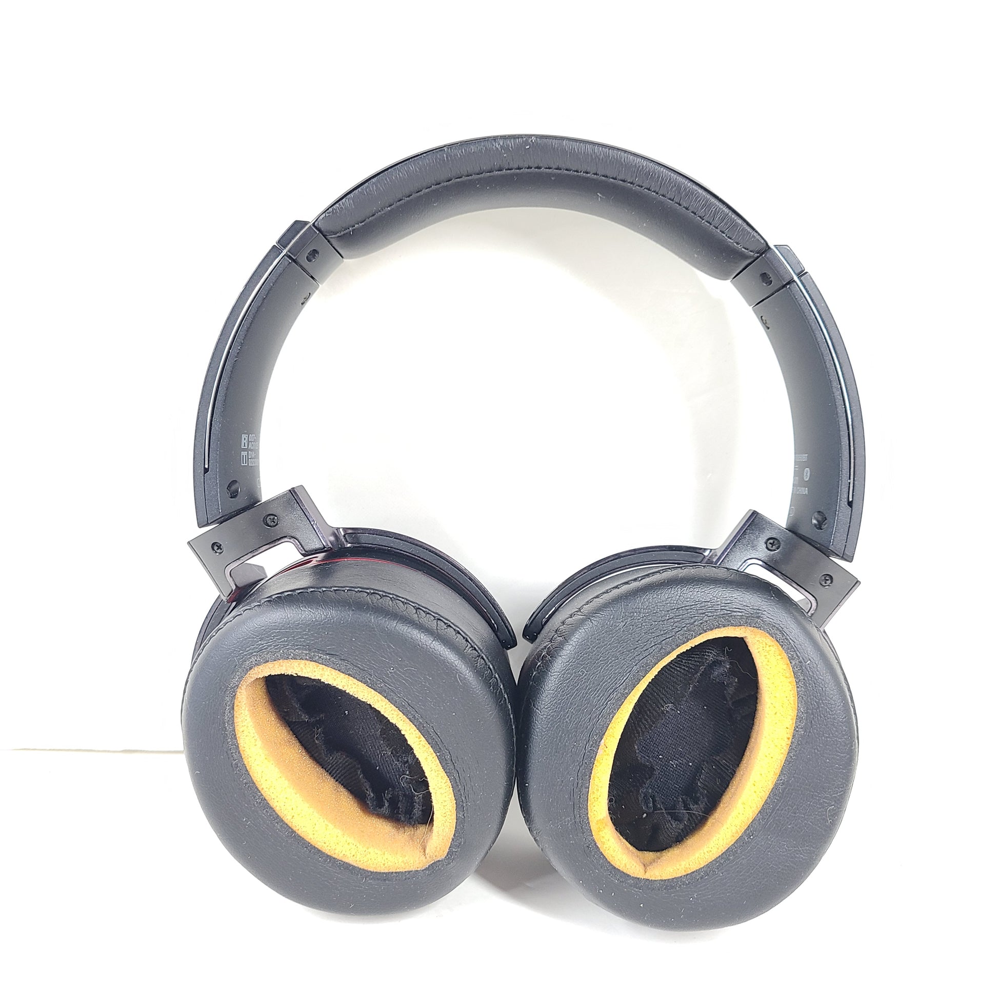 Black Sony MDR-XB950BT over-ear wireless headphones with padded headband and ear cushions.