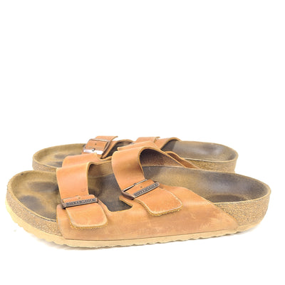 Birkenstock Men's Arizona Sandals Cork Eva Footbed Brown Size 9/ 42EU
