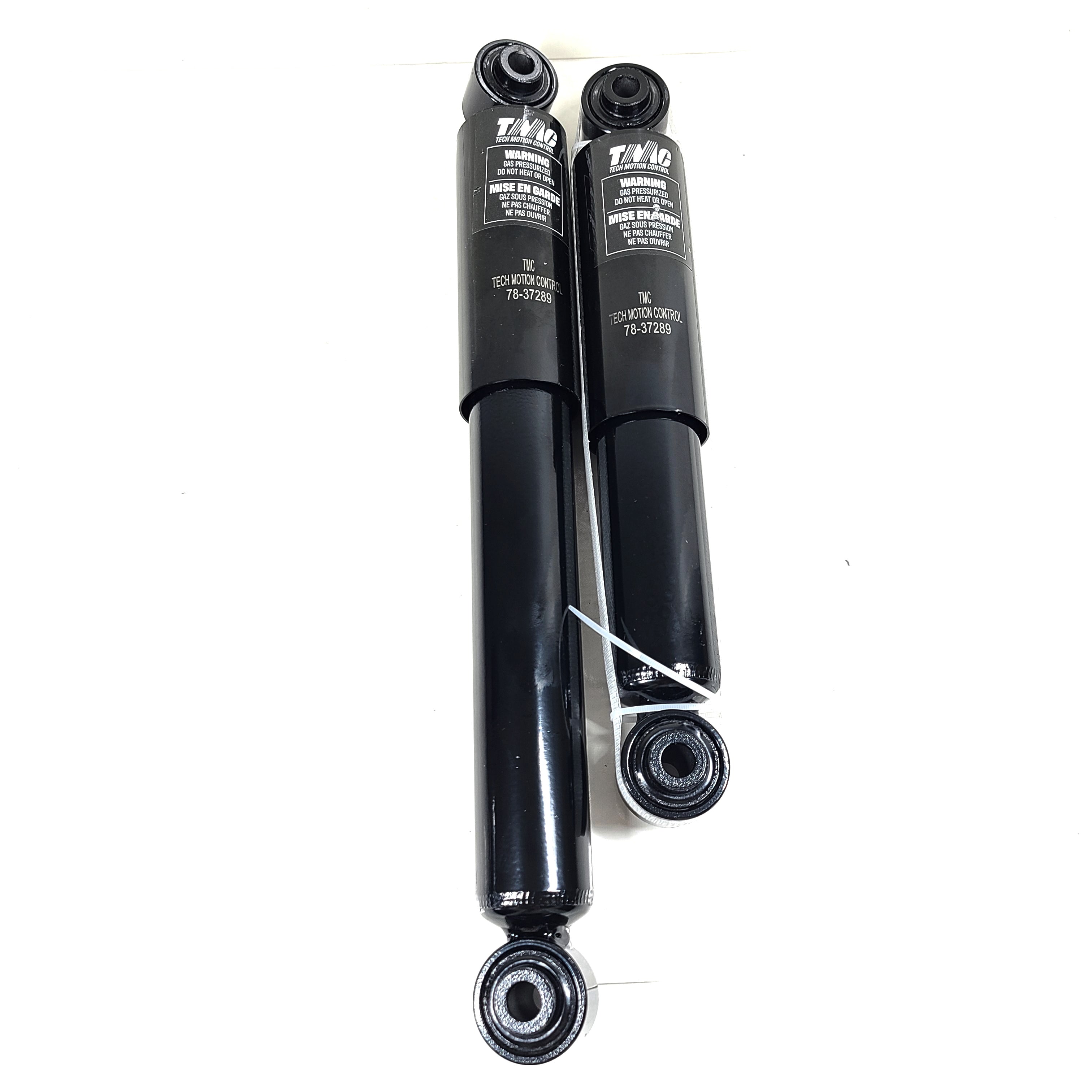 Black TMC Tech rear shock absorber model 78-37289 designed for Toyota RAV4 rear suspension.