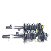 Two Shoxtec Complete Struts in black with mounting accessories for vehicle suspension replacement.