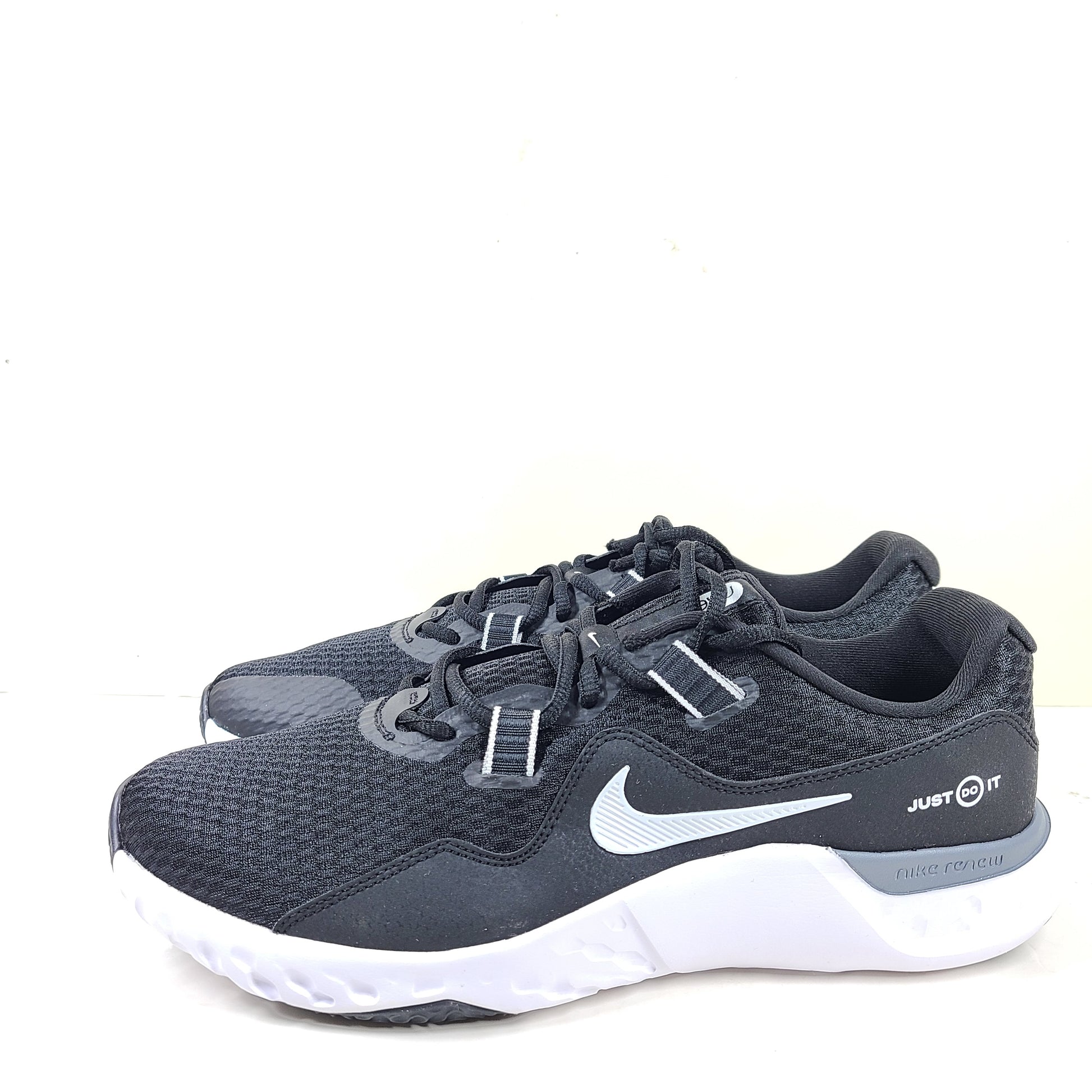 Nike Renew Retaliation TR 2 in black and white offers responsive cushioning and a supportive fit for training and everyday wear.