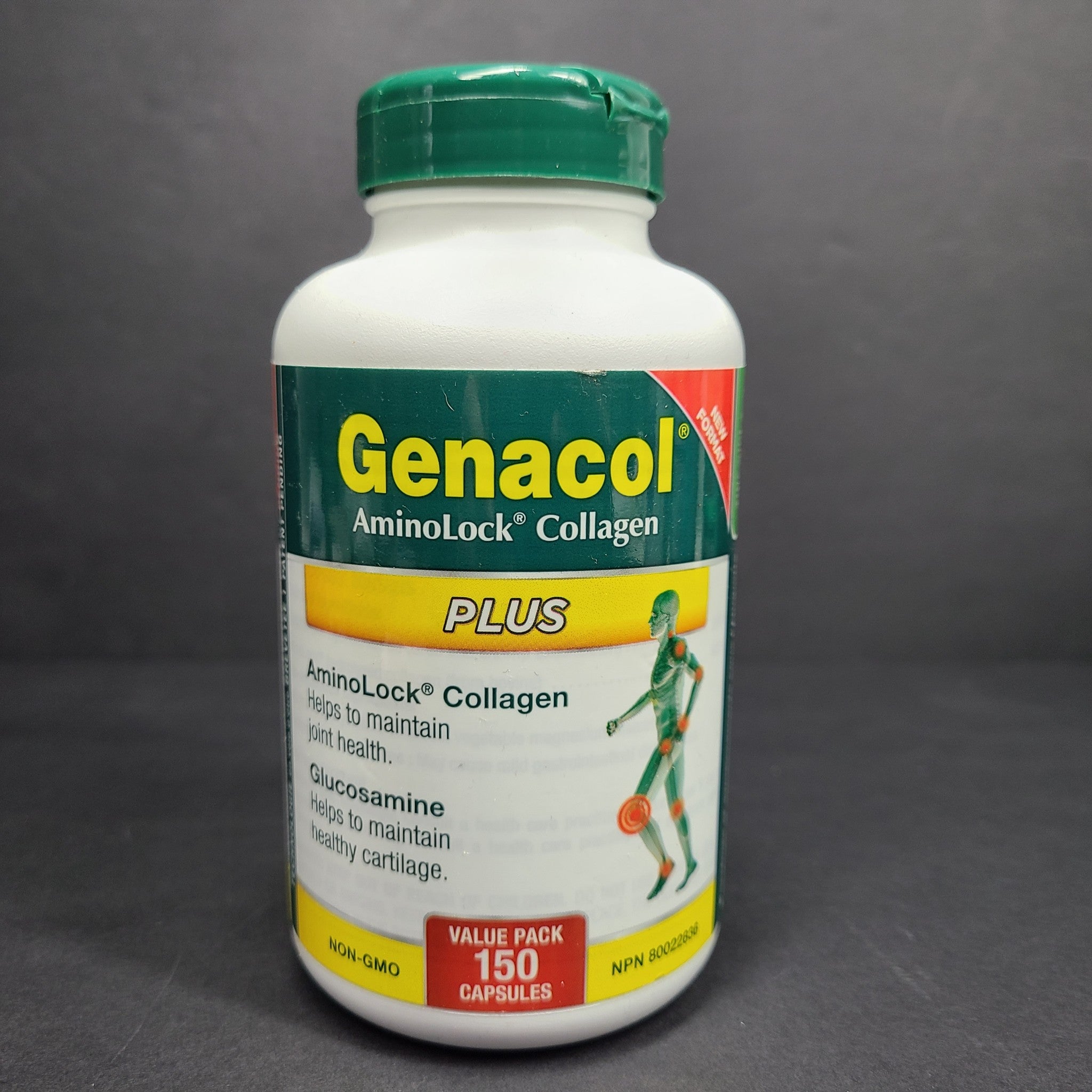 150 Ct Genacol Plus AminoLock Collagen for Joint Health Sealed Jar 07/26