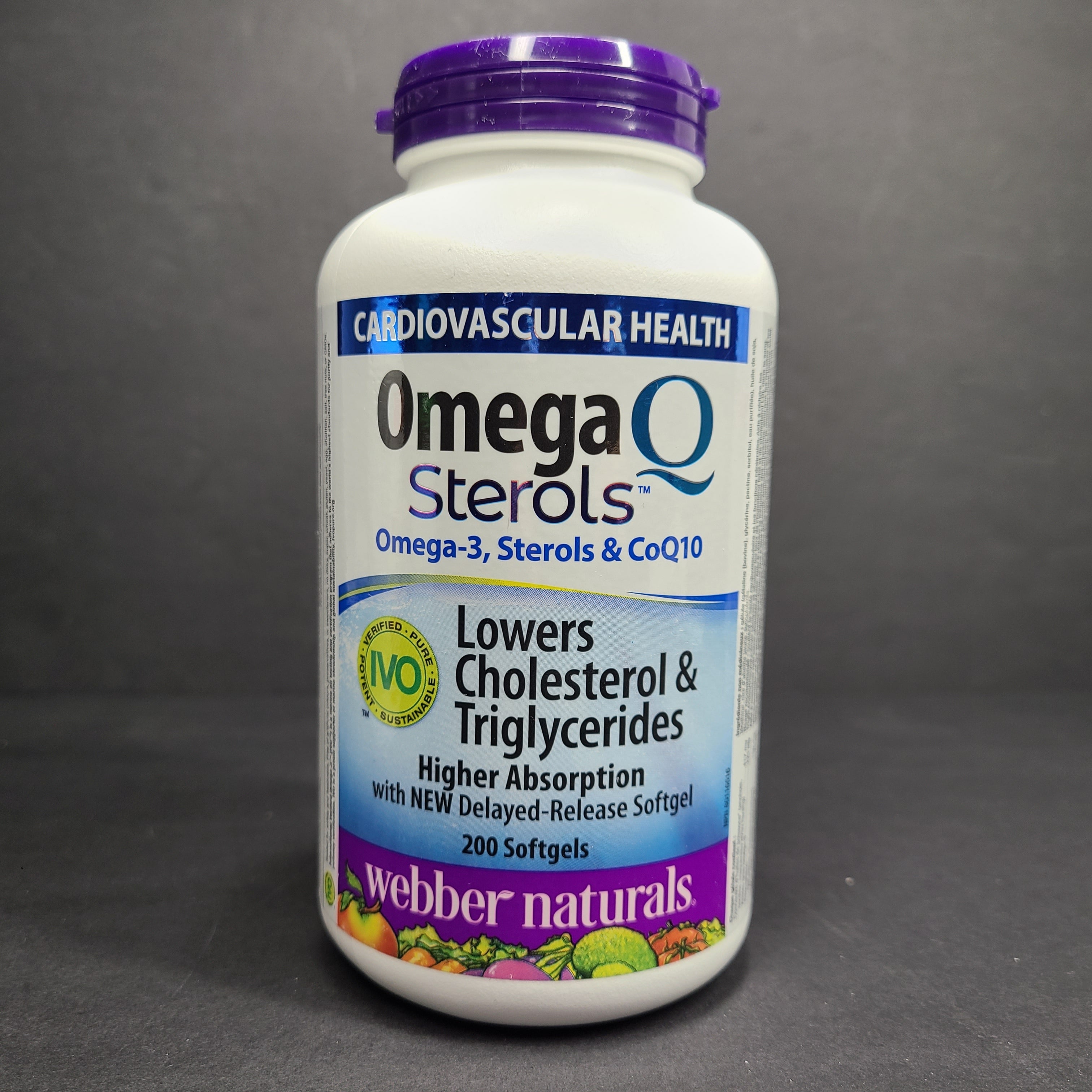 Dietary supplement formulated to support cardiovascular health and help manage cholesterol and triglyceride levels.
