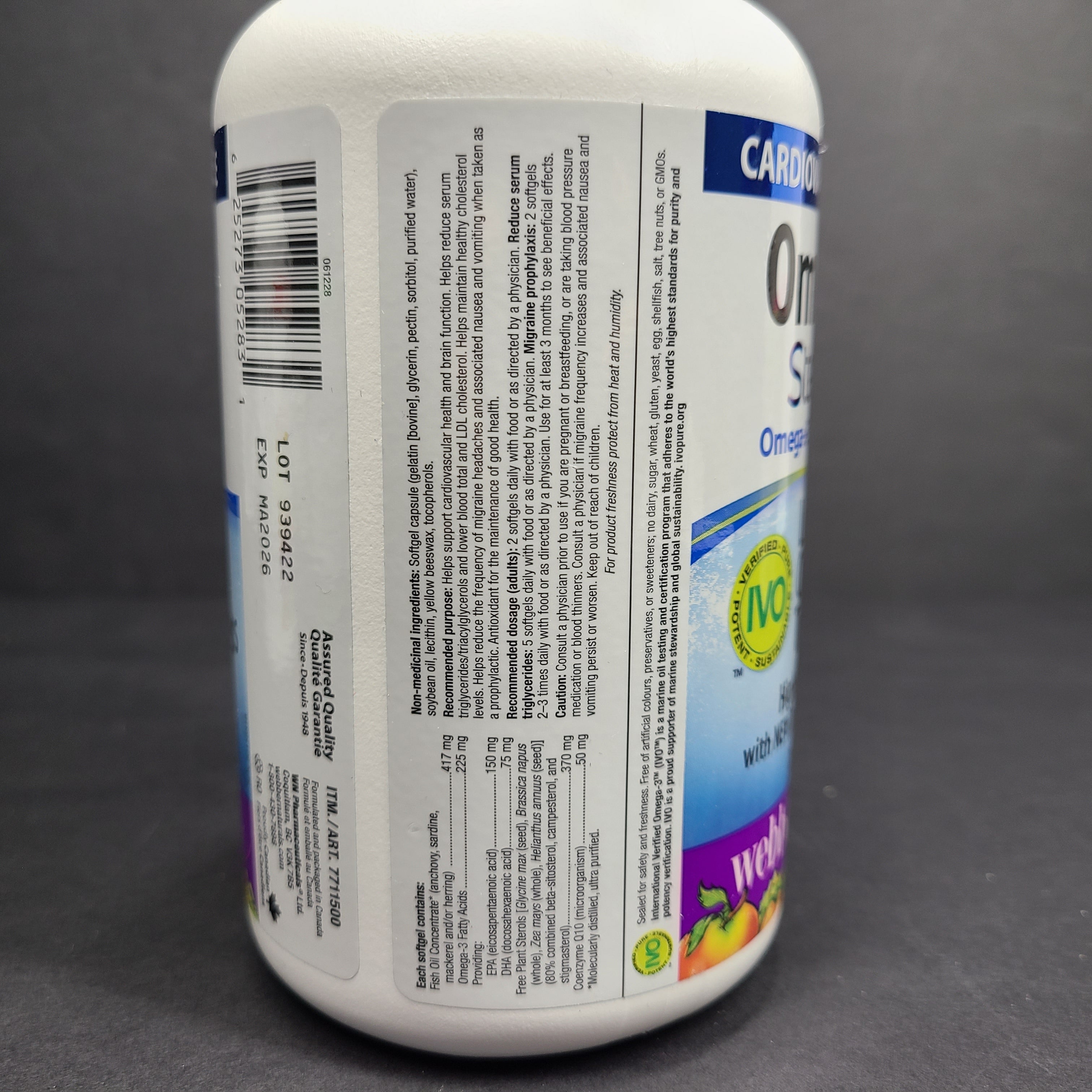 Dietary supplement formulated to support cardiovascular health and help manage cholesterol and triglyceride levels.