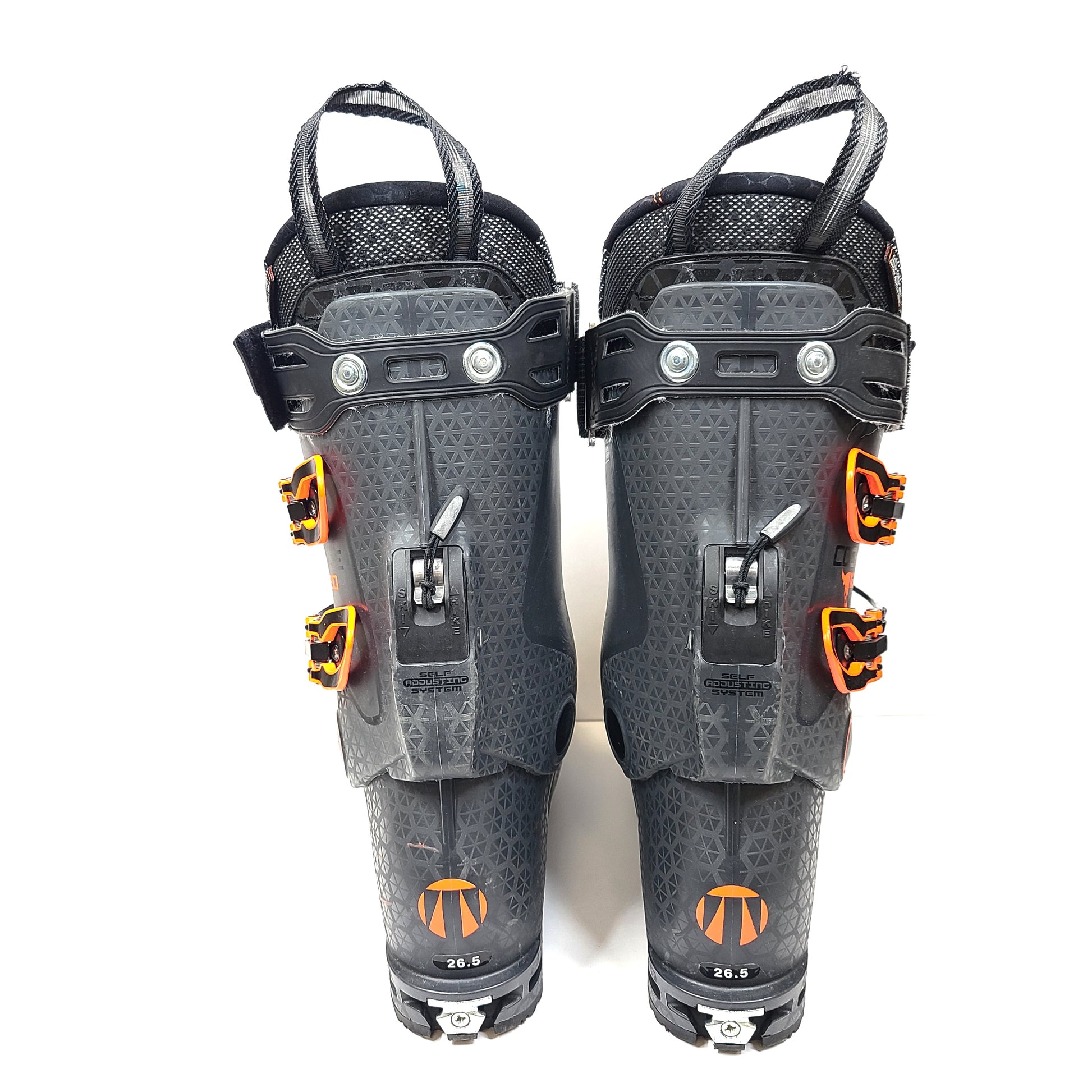 Black Tecnica Cochise 120 ski boots size 26.5 for high-performance all-mountain and alpine touring.