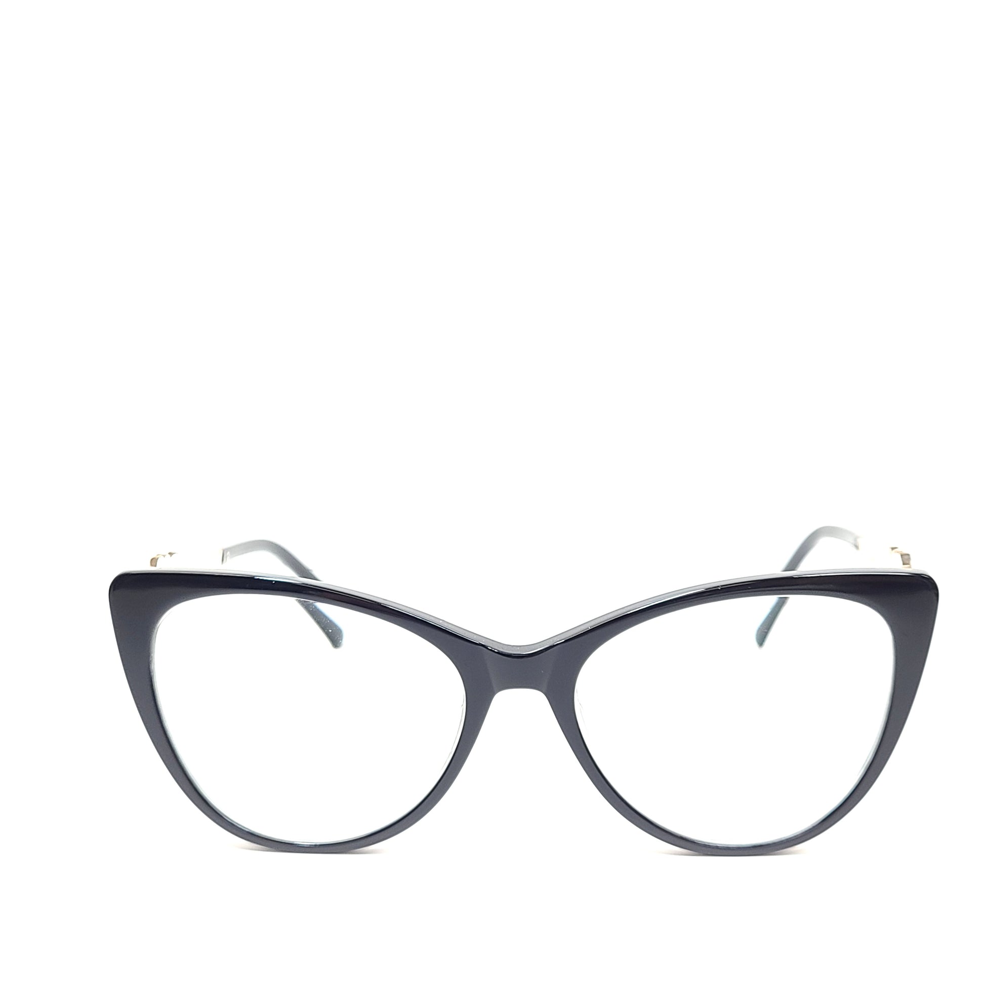 Dior RD A10123 black eyeglasses with gold temples and Italian frame measurements 52□17-145.