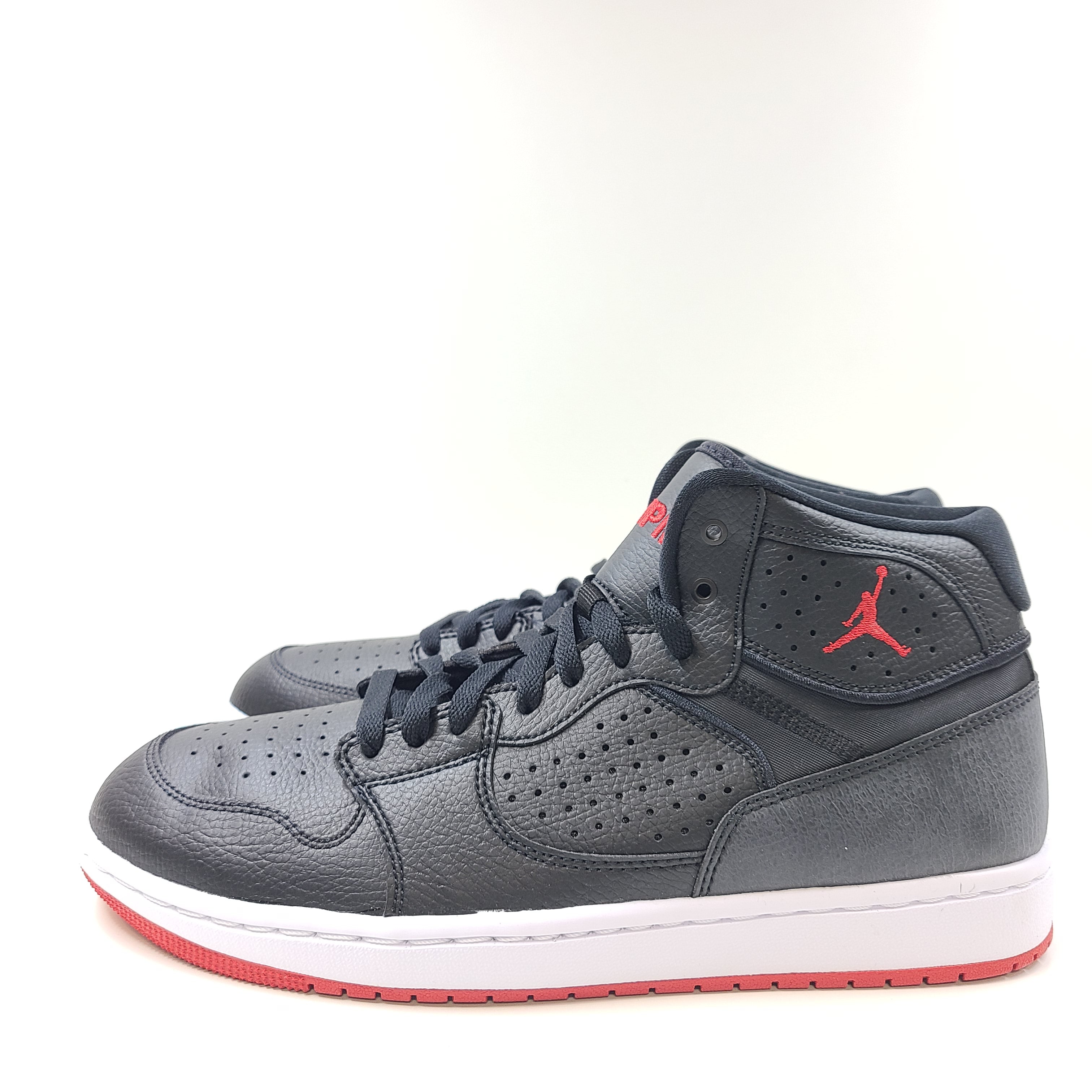 Jordan Access Jumpman sneakers in black and red deliver court-ready comfort and modern street style.