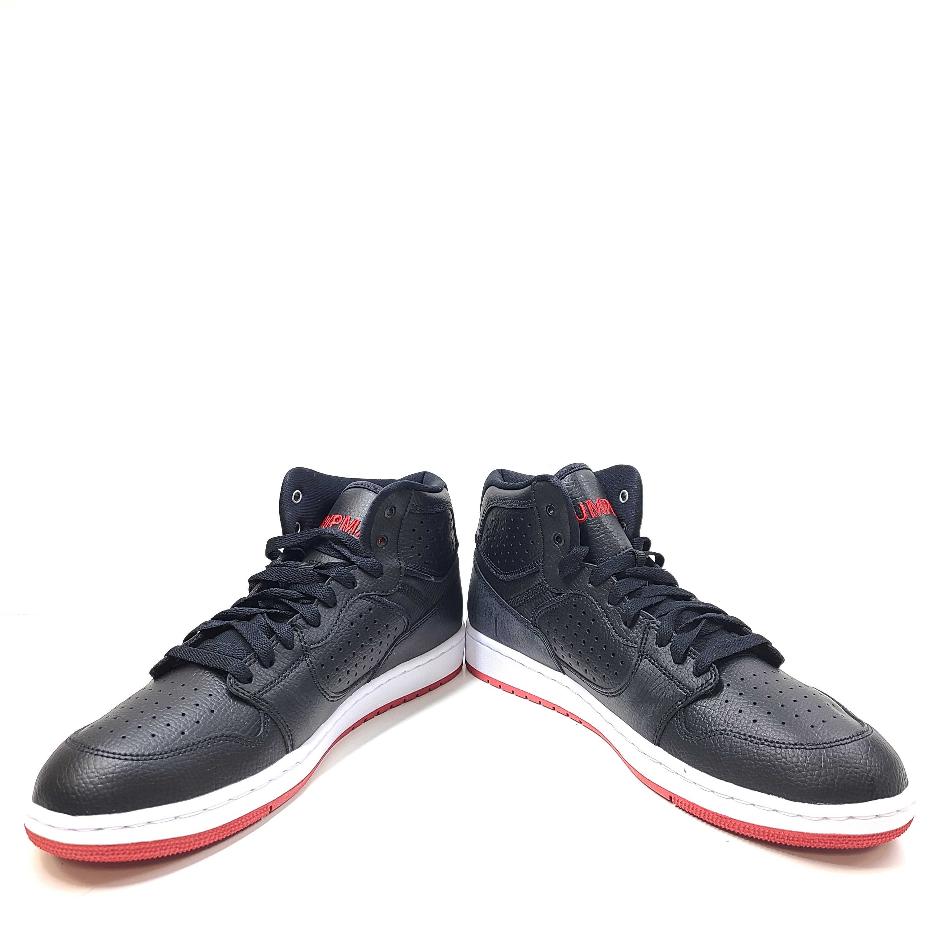 Jordan Access Jumpman sneakers in black and red deliver court-ready comfort and modern street style.