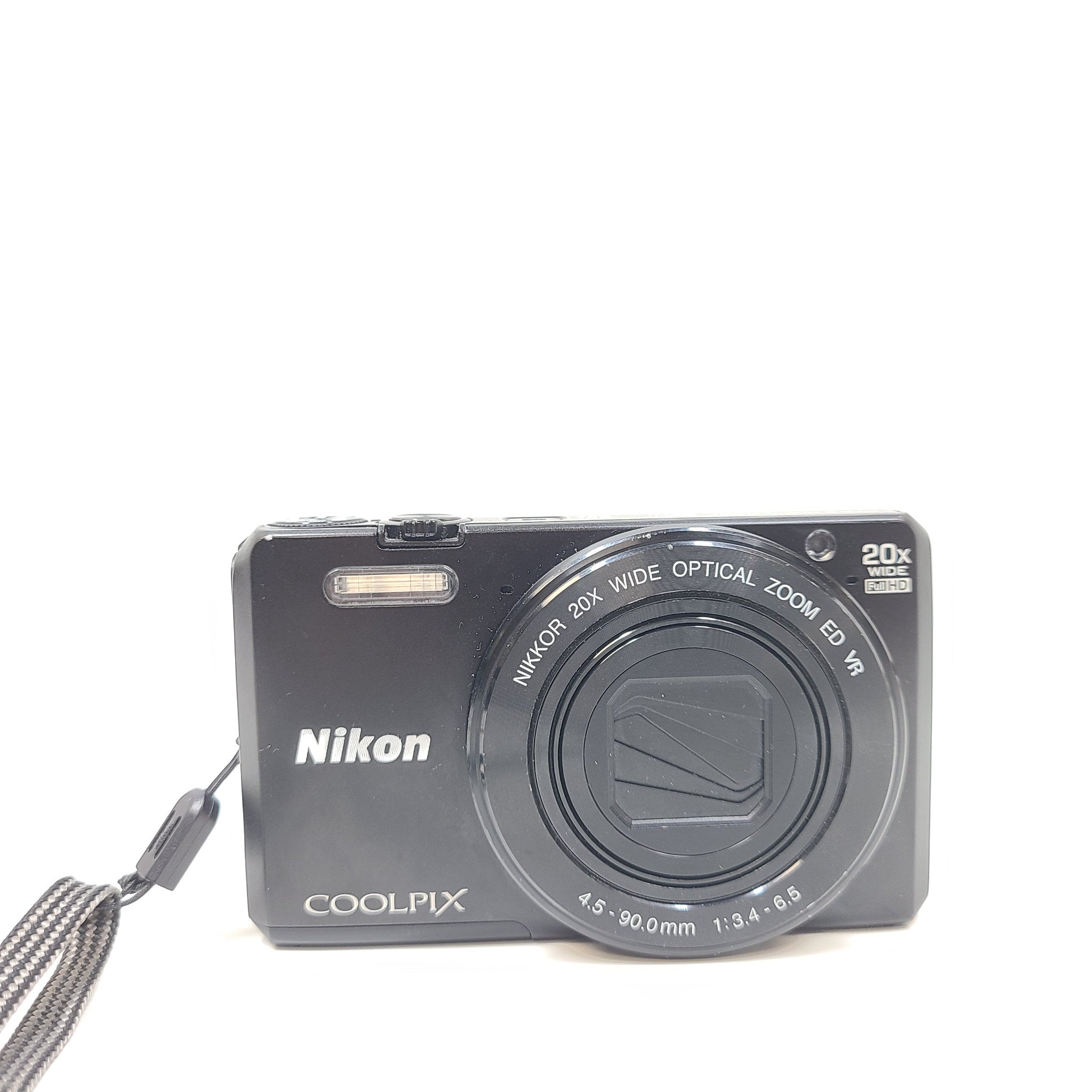 Nikon COOLPIX S7000 16.0MP Digital Camera - Black + 16GB SD