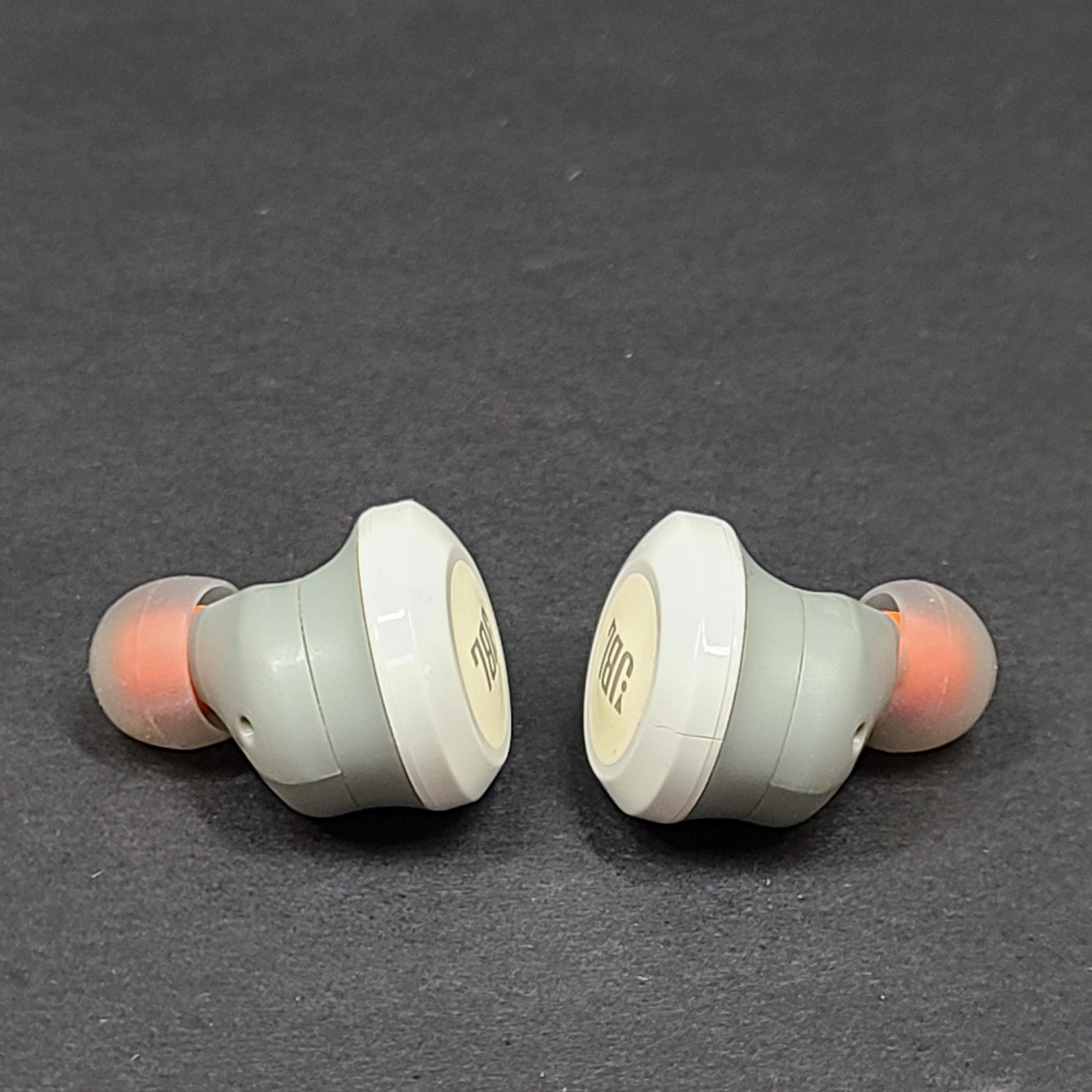 JBL Tune 120TWS True Wireless Earbuds - White/Gray