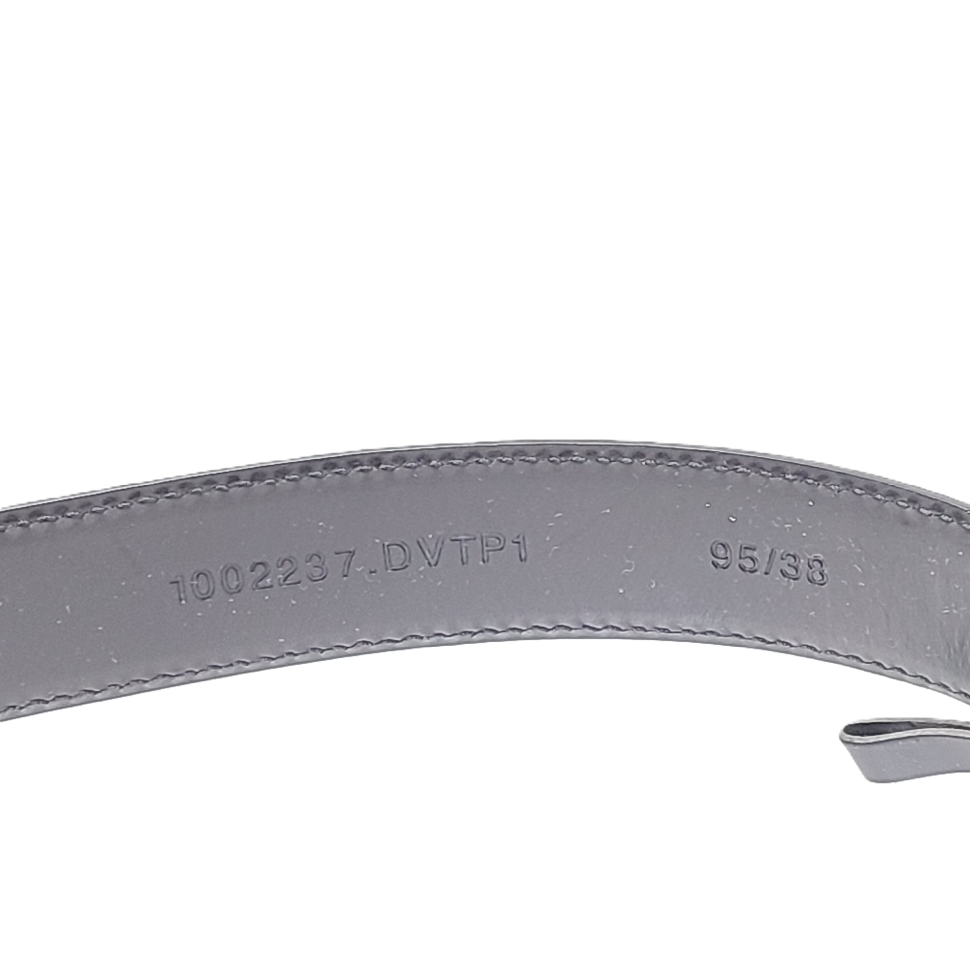 Black Versace leather belt with a gold Medusa buckle, sized 95/38.