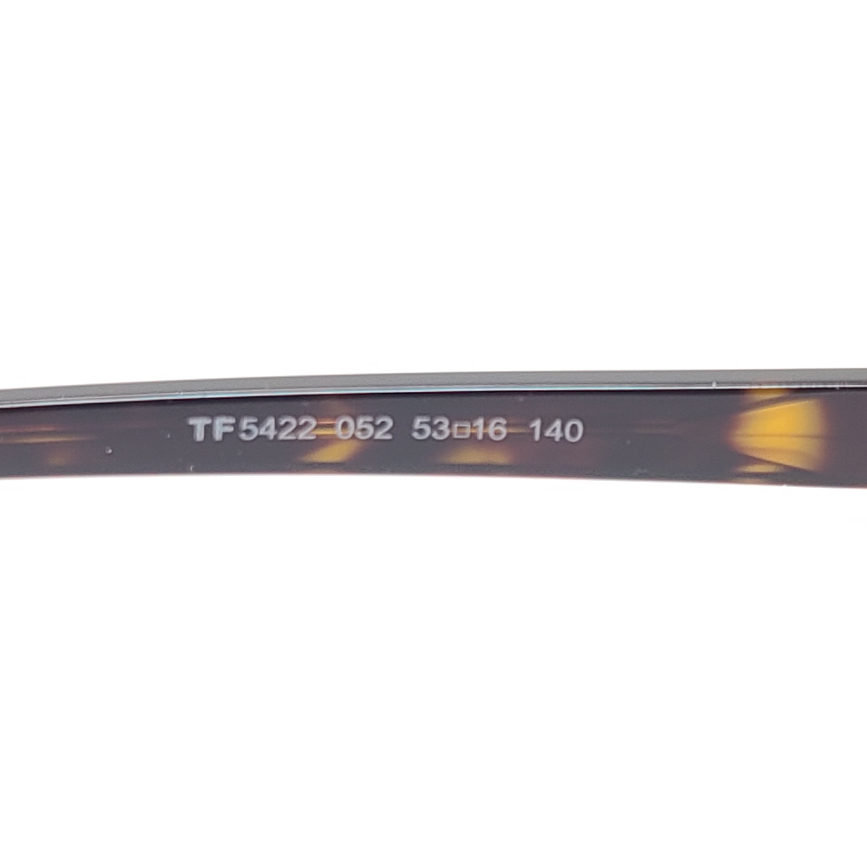 Classic Tom Ford tortoise optical frames in a 53mm size with refined Italian construction.