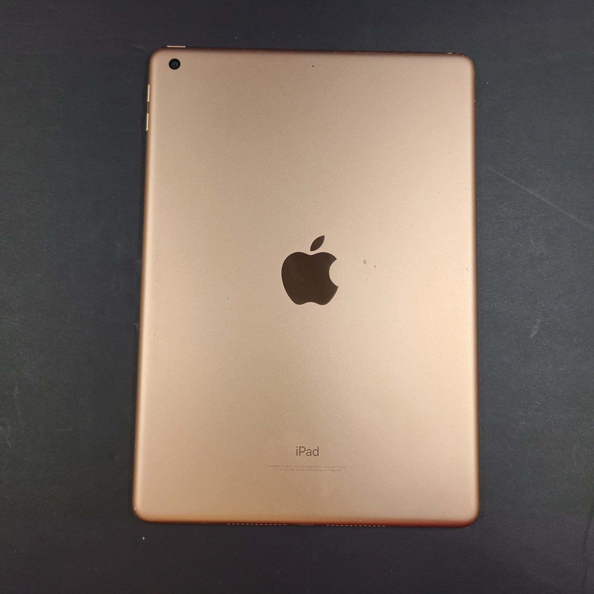 Apple iPad 6 6th Generation 9.7in 32GB Wi-Fi Rose Gold - A1893 READ screen v3