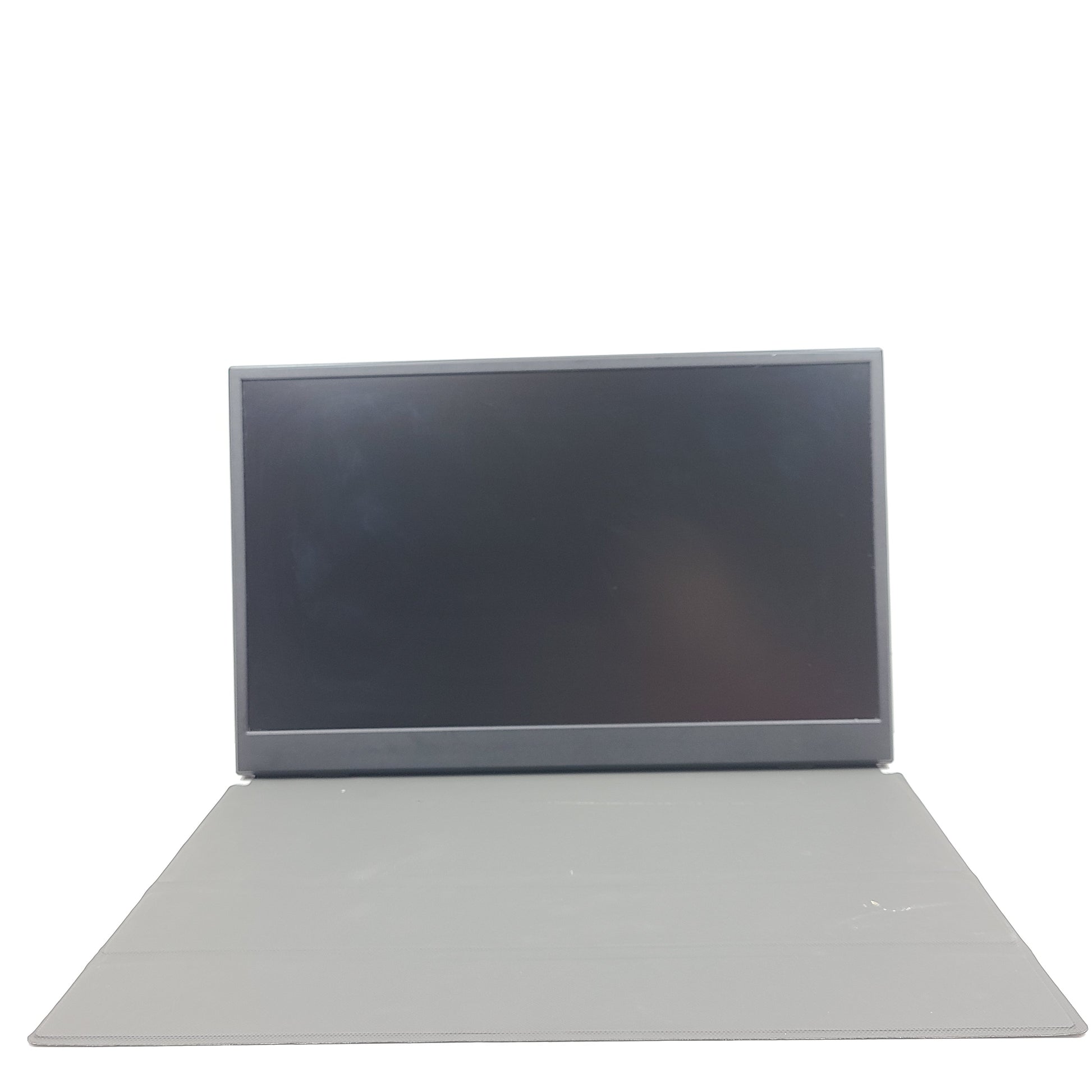 Slim ForHelp 15.6-inch portable monitor F156P1 in gray offering Full HD visuals and simple connectivity.