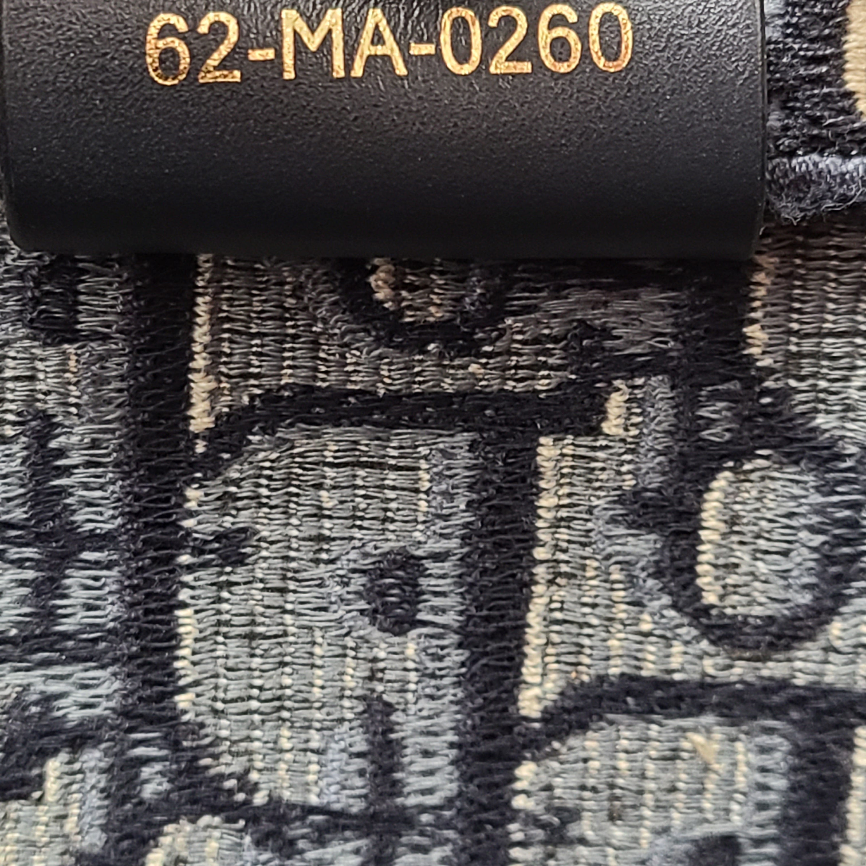 Christian Dior Large Book Tote Jacquard Oblique Embroidery Blue (42 x 35 x 18.5 cm)