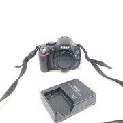 Nikon D5100 16.2MP Digital SLR Camera Black Body Only + 256GB + Charger