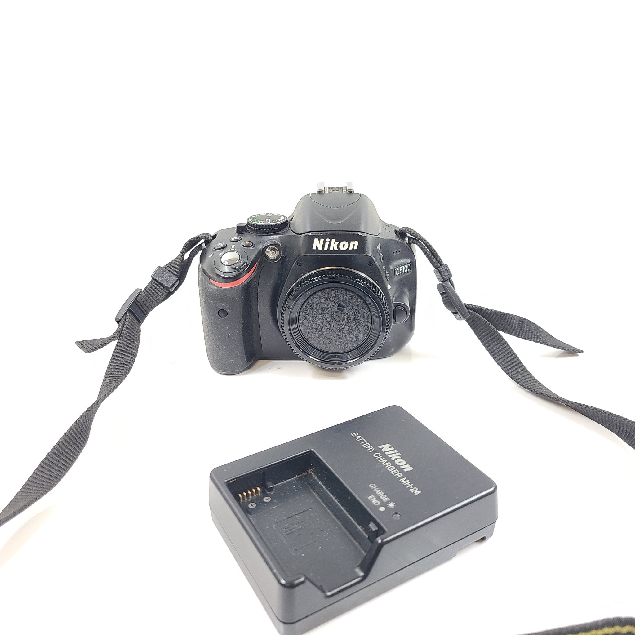 Nikon D5100 16.2MP Digital SLR Camera Black Body Only + 256GB + Charger