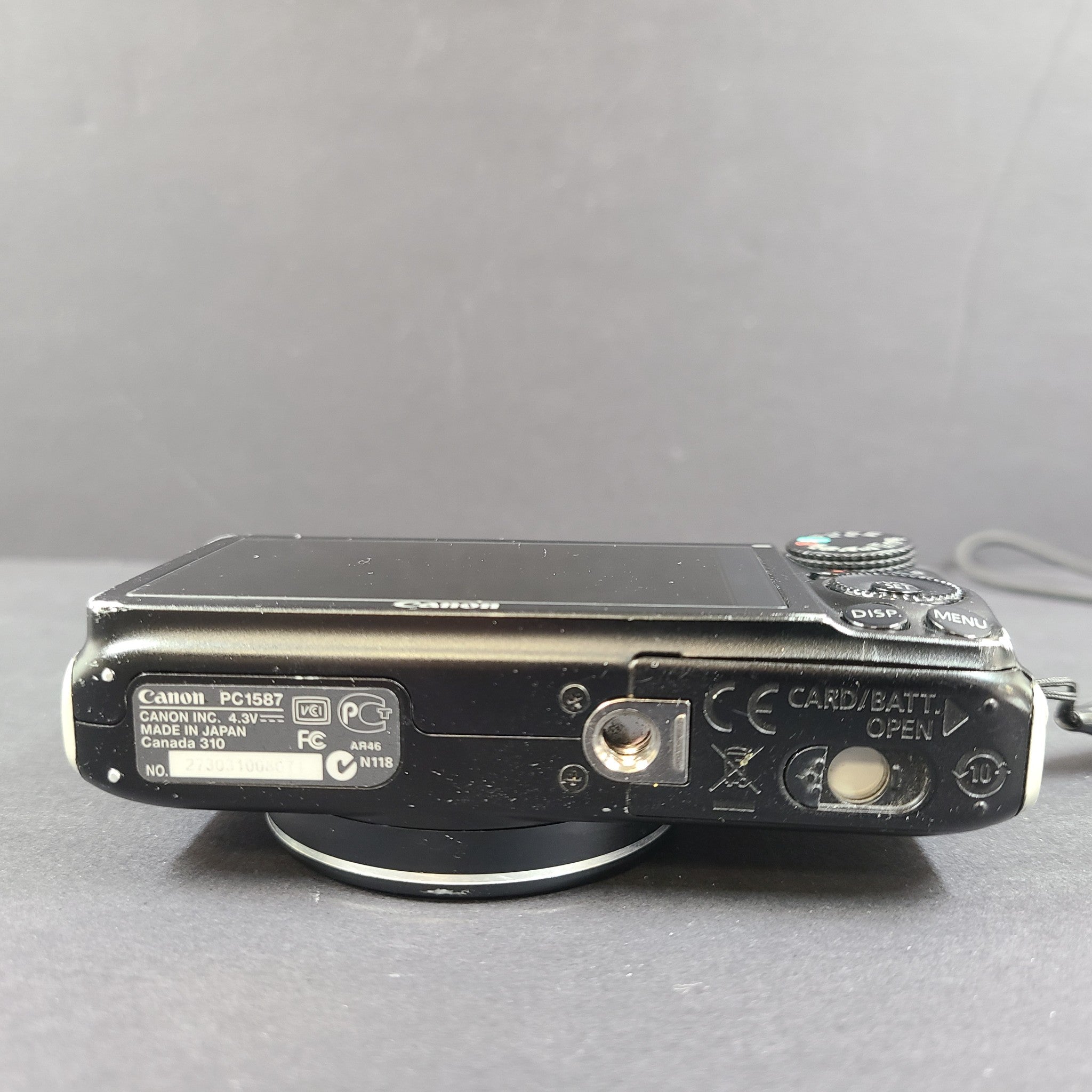 Canon PowerShot SX230 HS 12.1MP Digital Camera - Black READ MENU BUTTON FAULTY