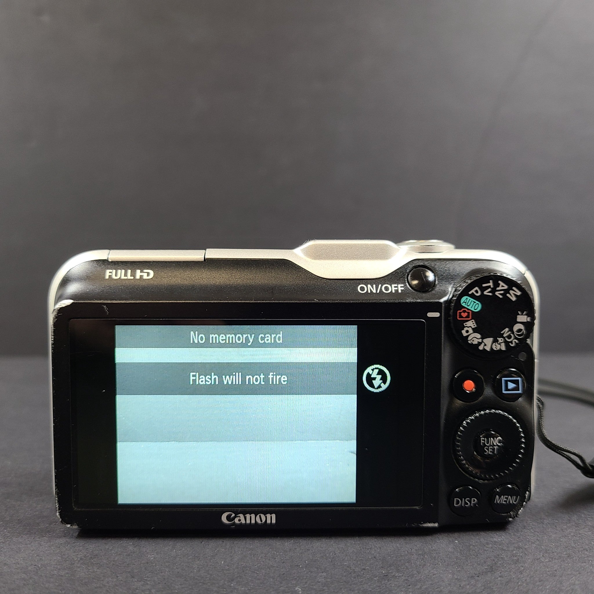 Canon PowerShot SX230 HS 12.1MP Digital Camera - Black READ MENU BUTTON FAULTY