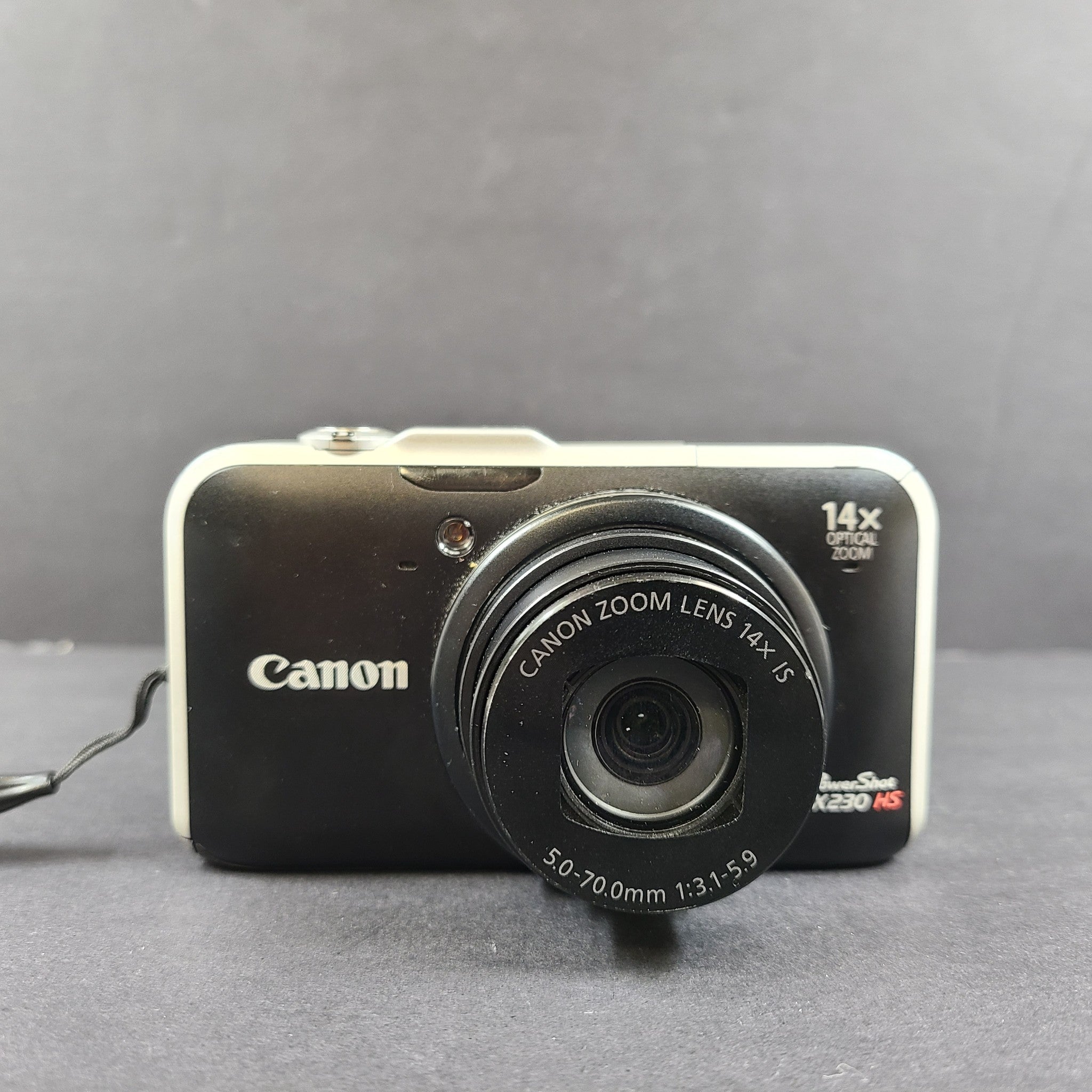 Canon PowerShot SX230 HS 12.1MP Digital Camera - Black READ MENU BUTTON FAULTY