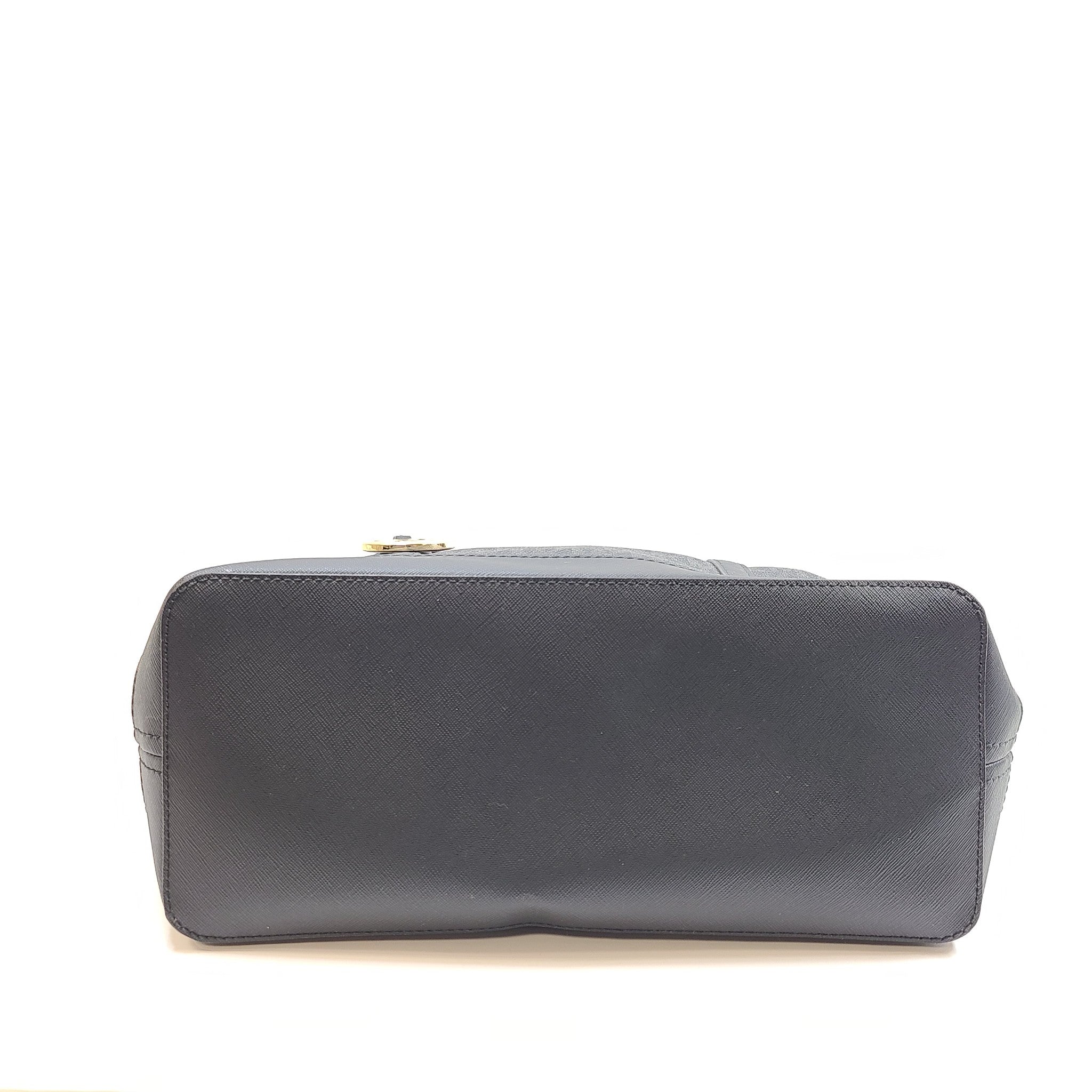 Michael Kors Jet Set Travel Small Logo Top-Zip Tote Bag Black NWT