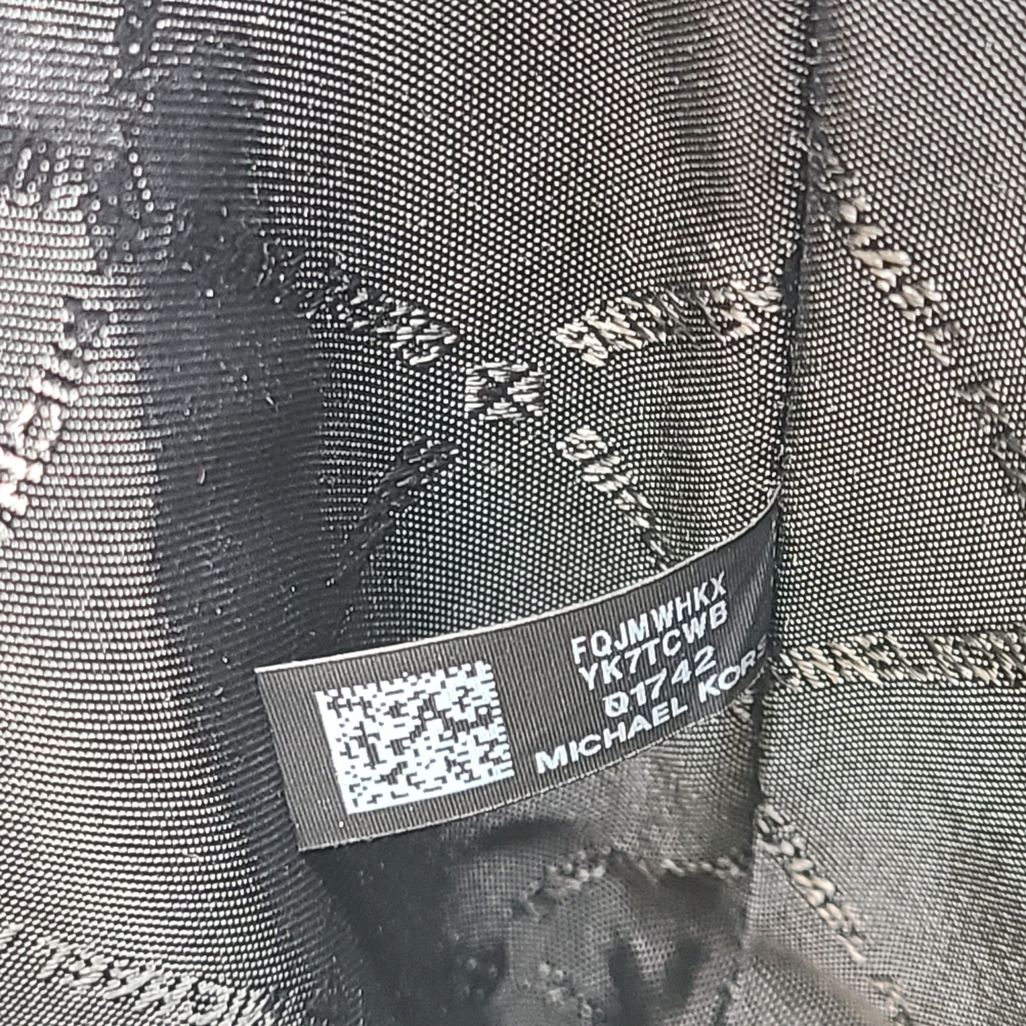 Michael Kors Jet Set Travel Small Logo Top-Zip Tote Bag Black NWT