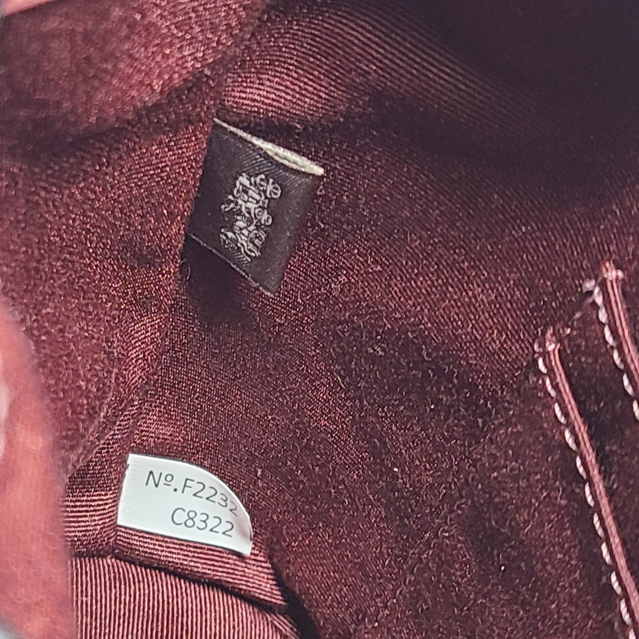 Coach Mini Dempsey Bucket Bag In Silver/Black Smoke Leather Crossbody C8322 NWT