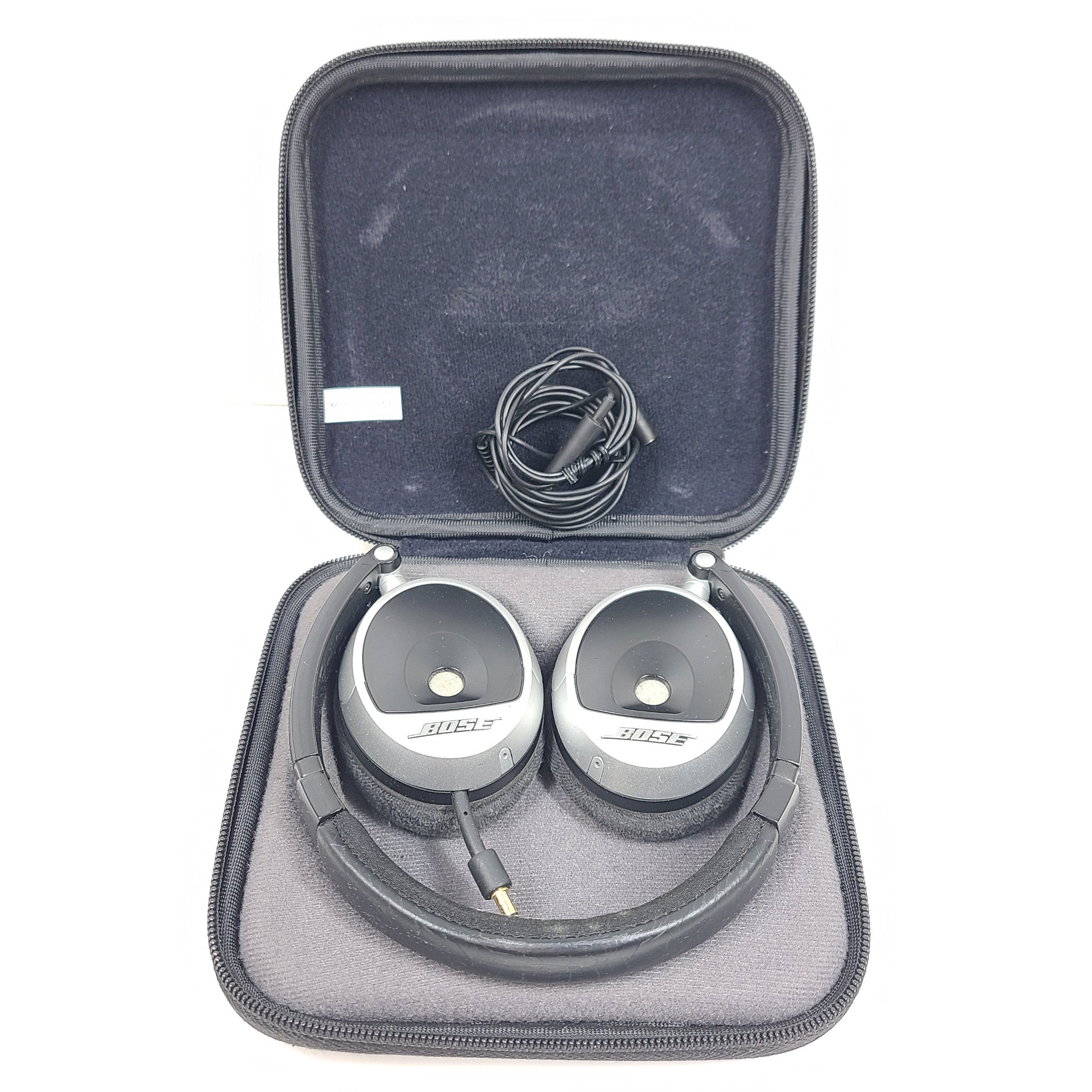 Bose OE Triport On-Ear Foldable Headphones - Black and Silver V2