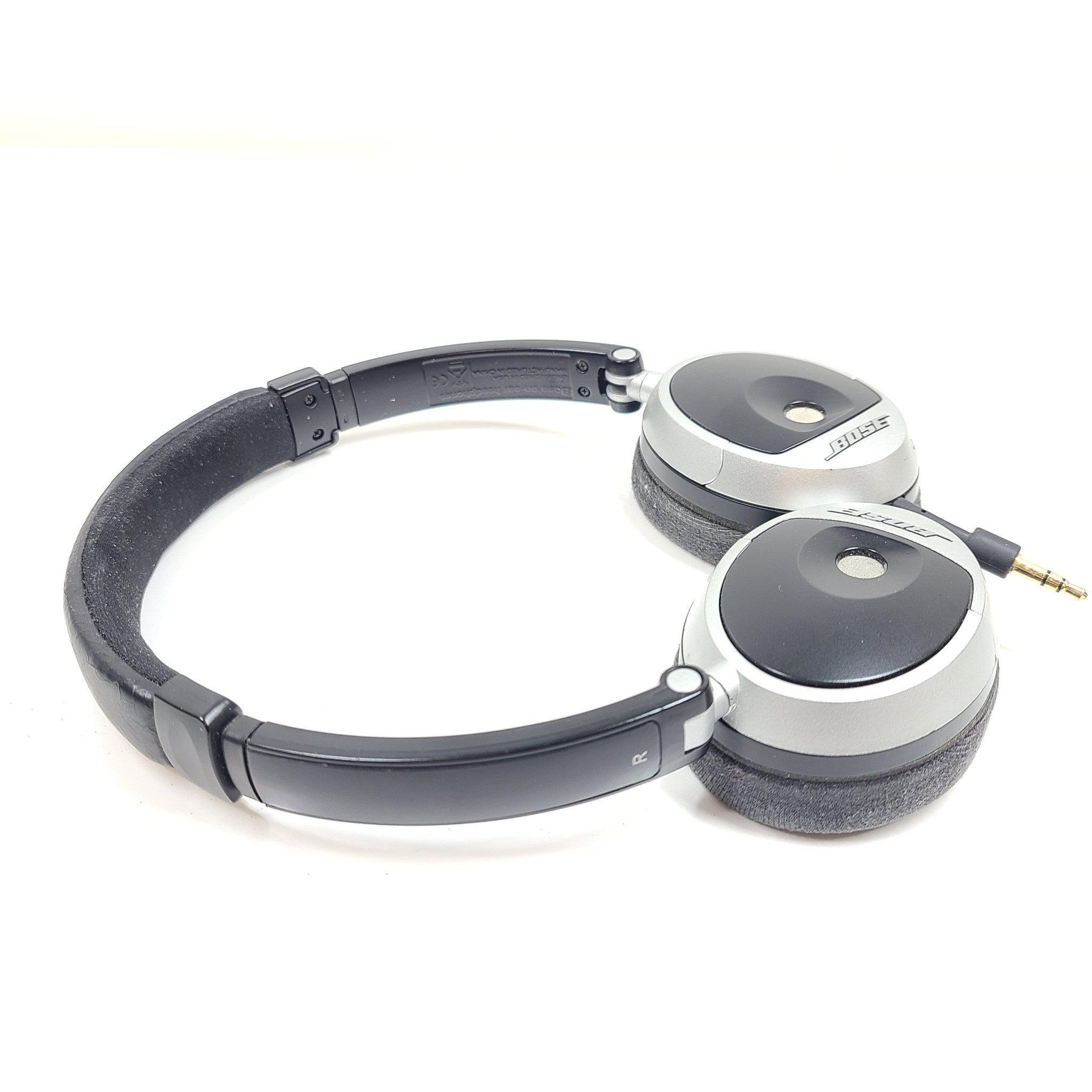 Bose OE Triport On-Ear Foldable Headphones - Black and Silver V2
