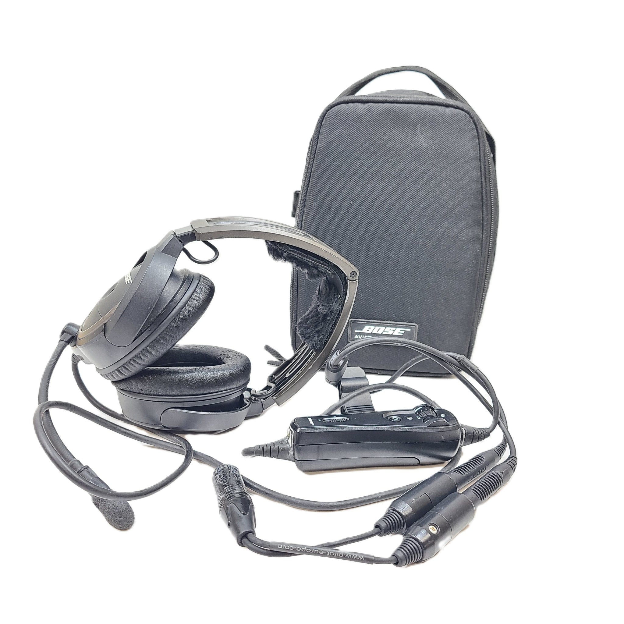Bose A20 Aviation Headset with Dual Cable and Case V1