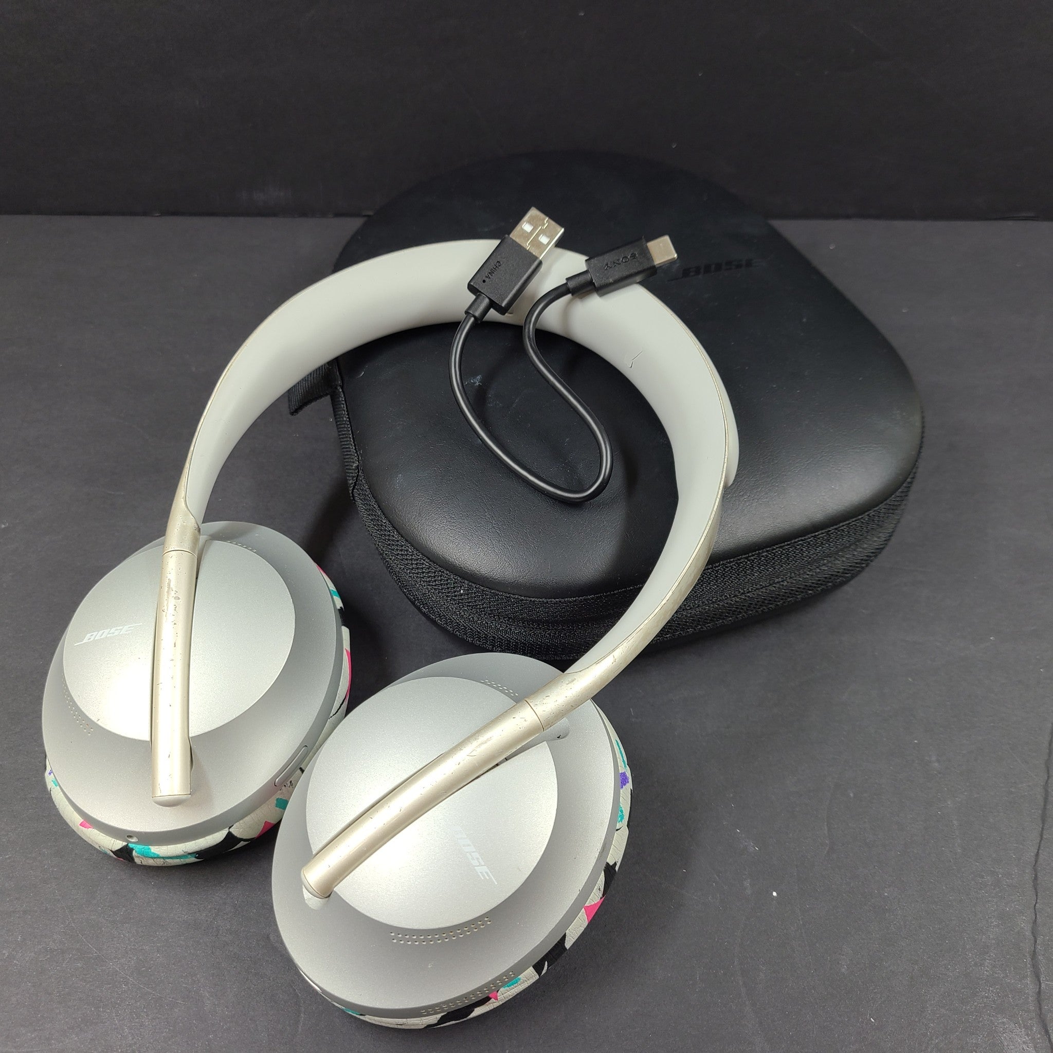 Bose 700 Noise-Cancelling Bluetooth Wireless Headphones NC700 - Silver +Custom*