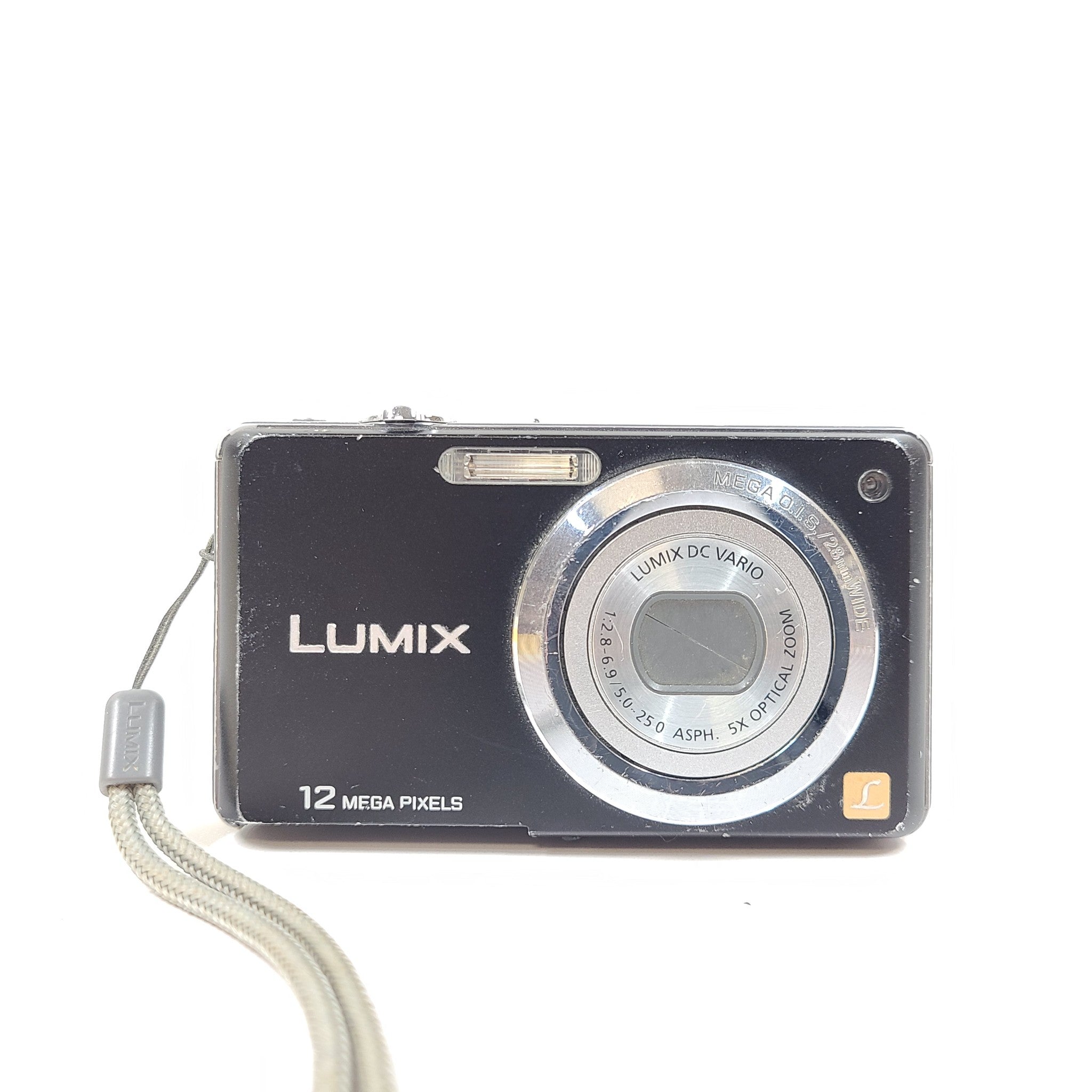 Panasonic LUMIX DMC-FS10/DMC-FH1 12.1MP Digital Camera Black WORKS - READ SCREEN
