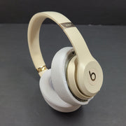 Beats by Dr. Dre Solo3 Wireless Over-Ear Headphones Beige A1796 Enhanced Earpads