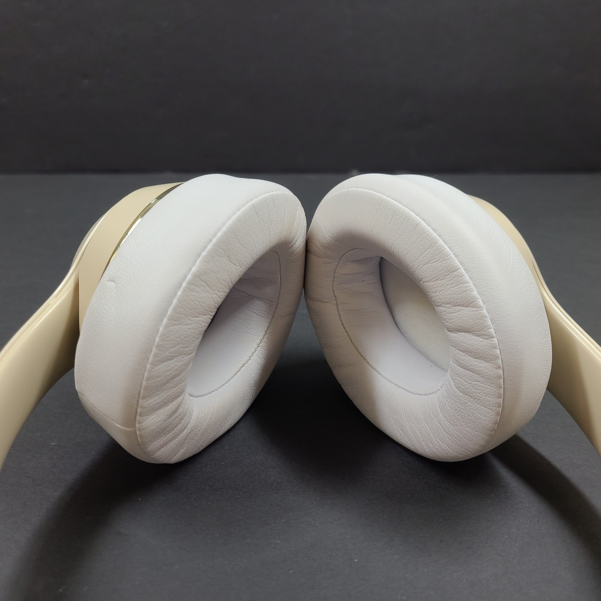 Beats by Dr. Dre Solo3 Wireless Over-Ear Headphones Beige A1796 Enhanced Earpads