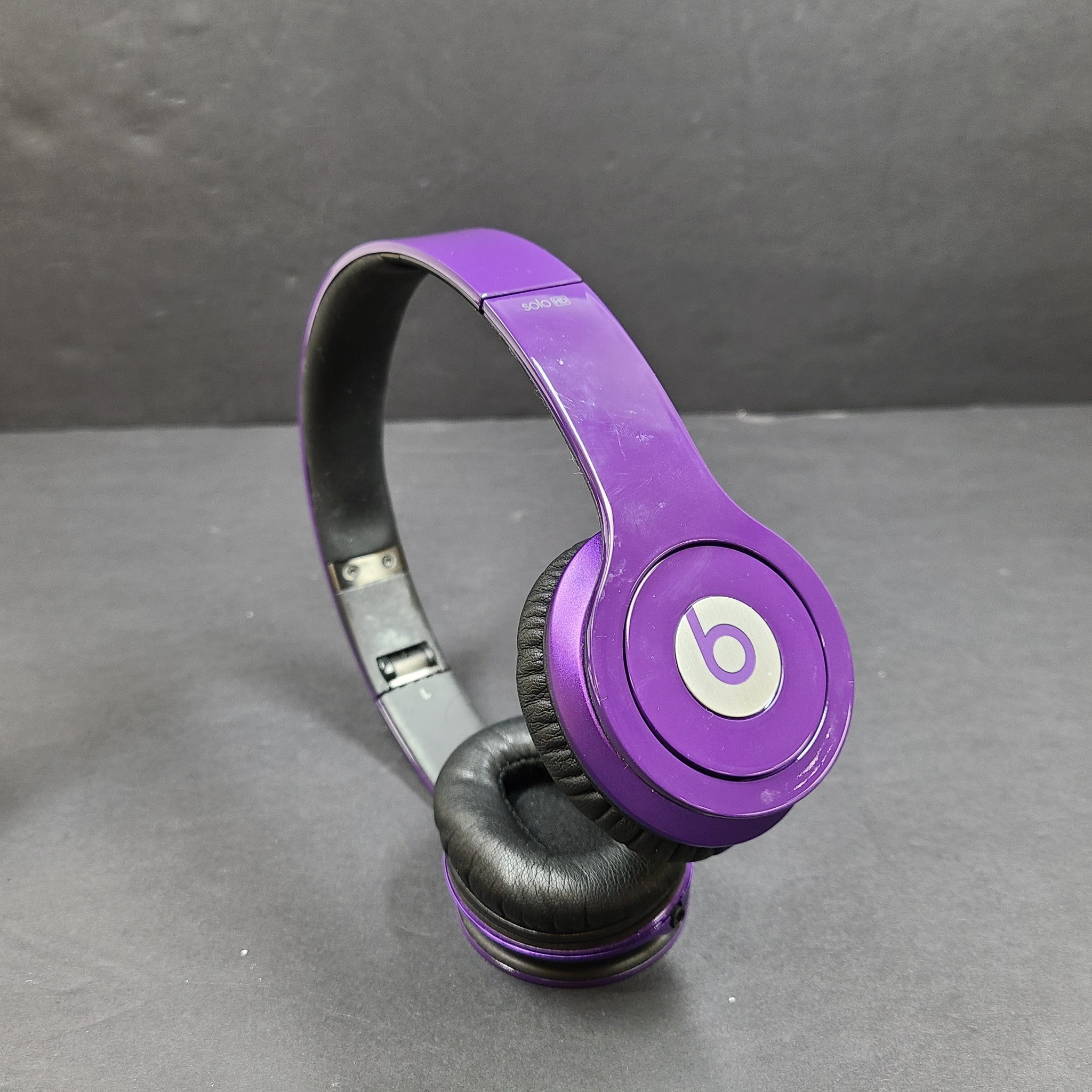 Monster Beats by Dr. Dre Solo HD Headband Headphones Purple GRADE A