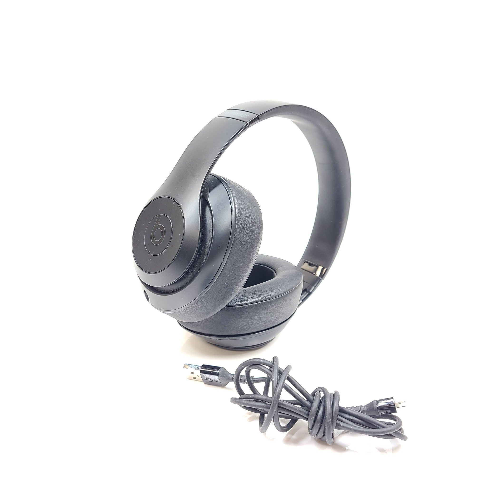 Beats by Dr. Dre Studio 3 Wireless Bluetooth Headphones Black Hinge READ!