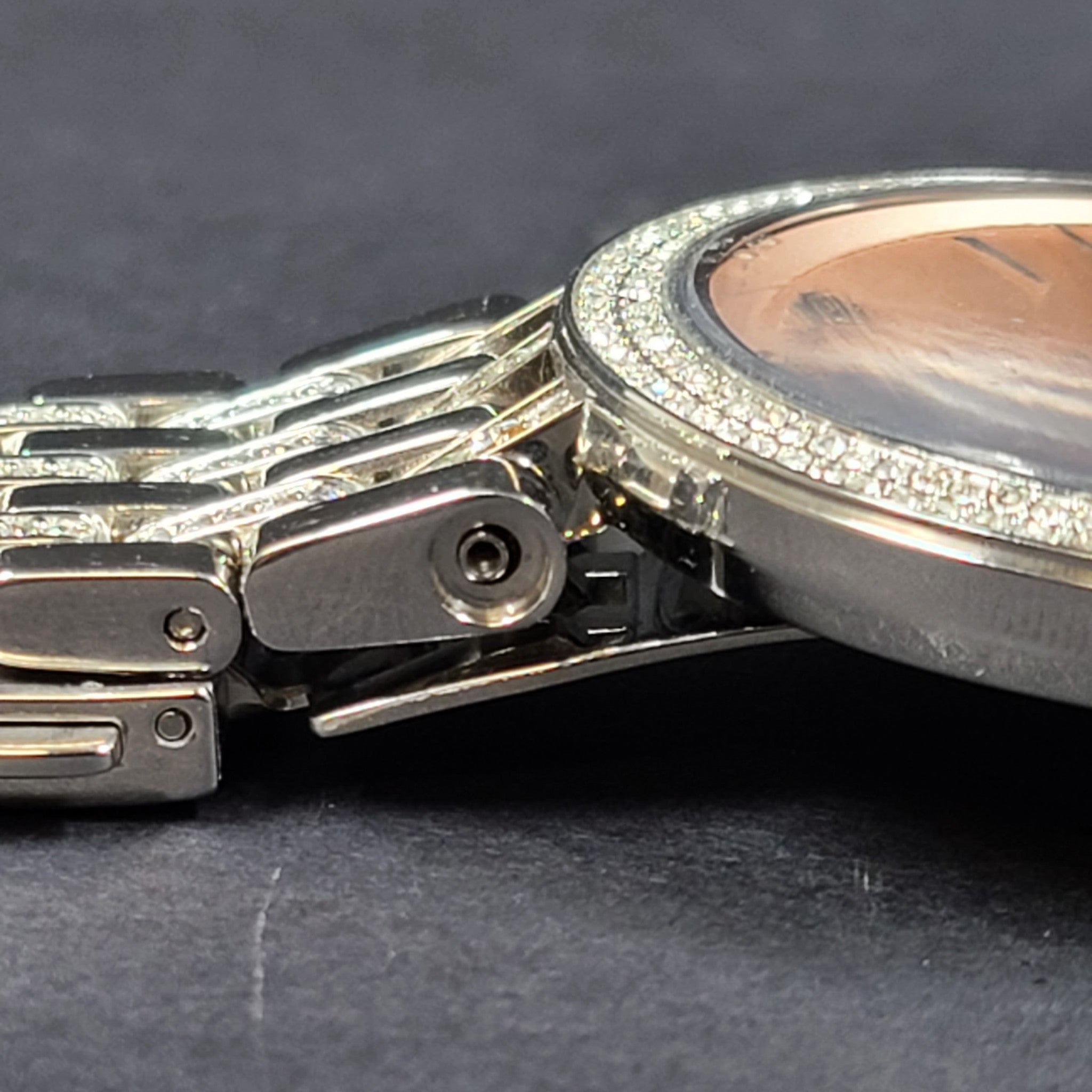 Michael Kors Women's Oversized Darci Pavé Silver-Tone Watch MK-3218